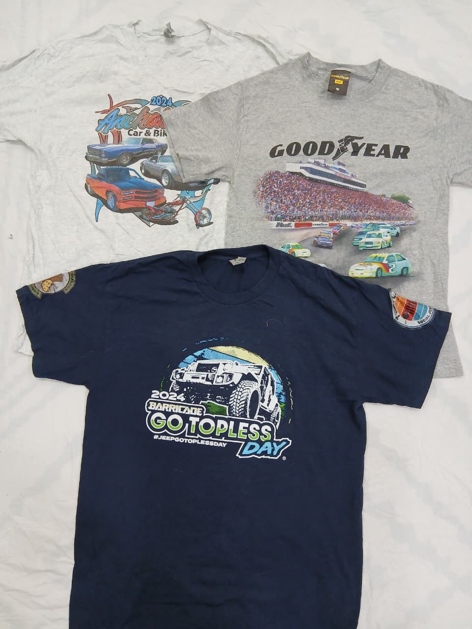 CRZ0911 Unbranded Racing Print T-Shirt