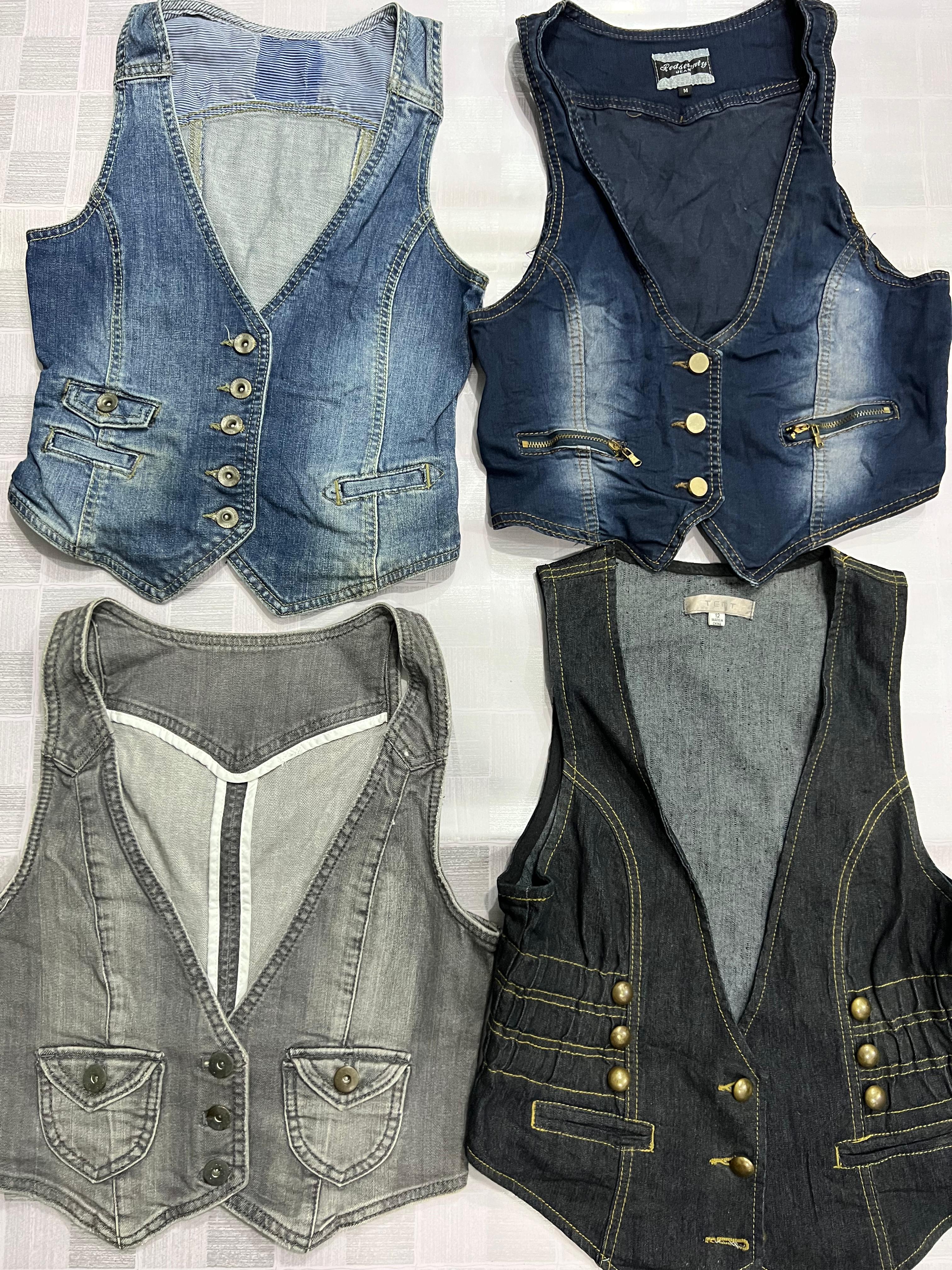 R301 Ladies Y2k Denim Vest