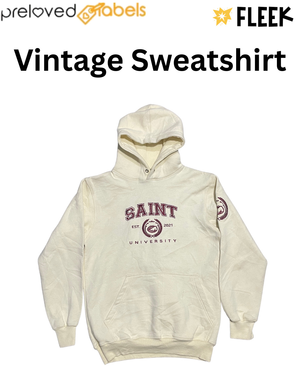 ビンテージオールドスクールスウェットシャツ (Wcv: 1351)