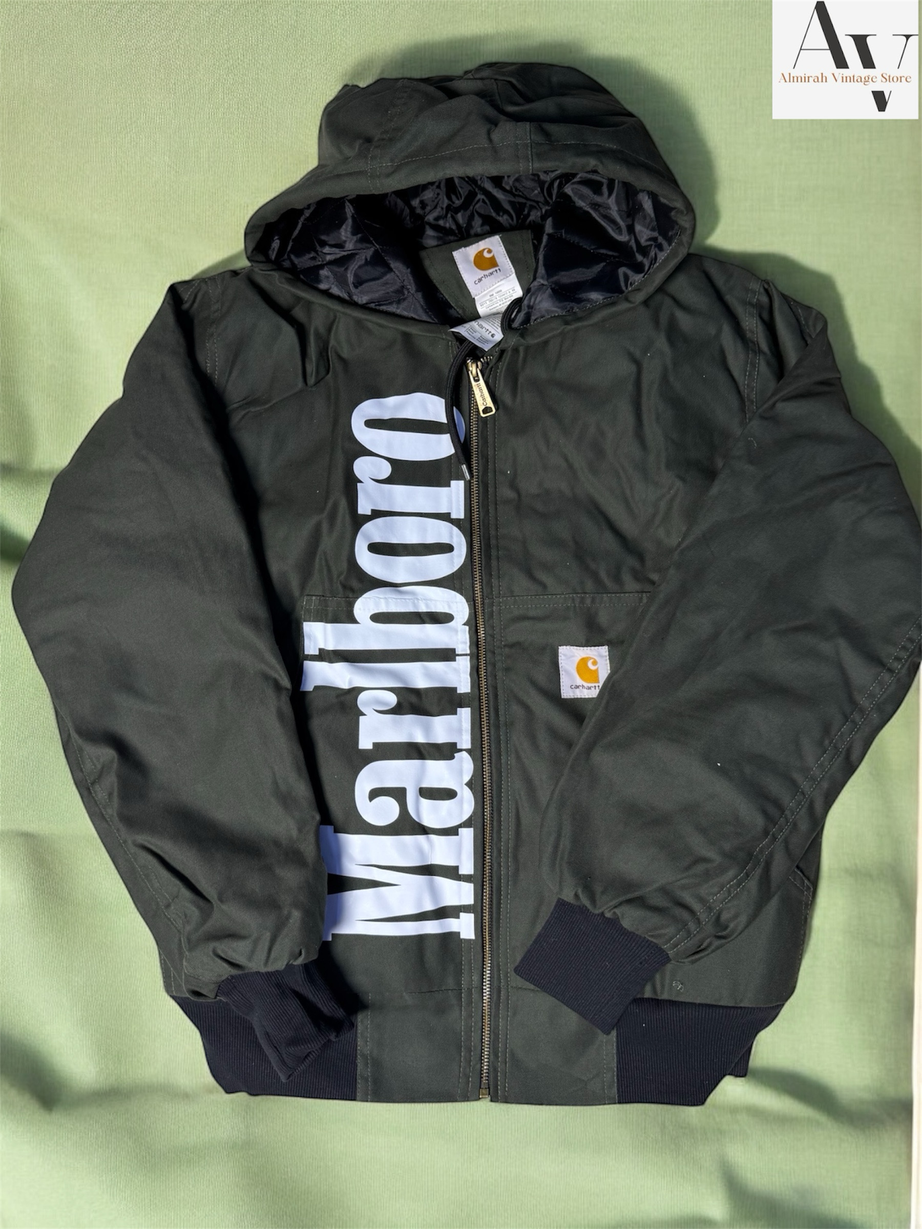 Carhartt rework style green Marlboro jackets