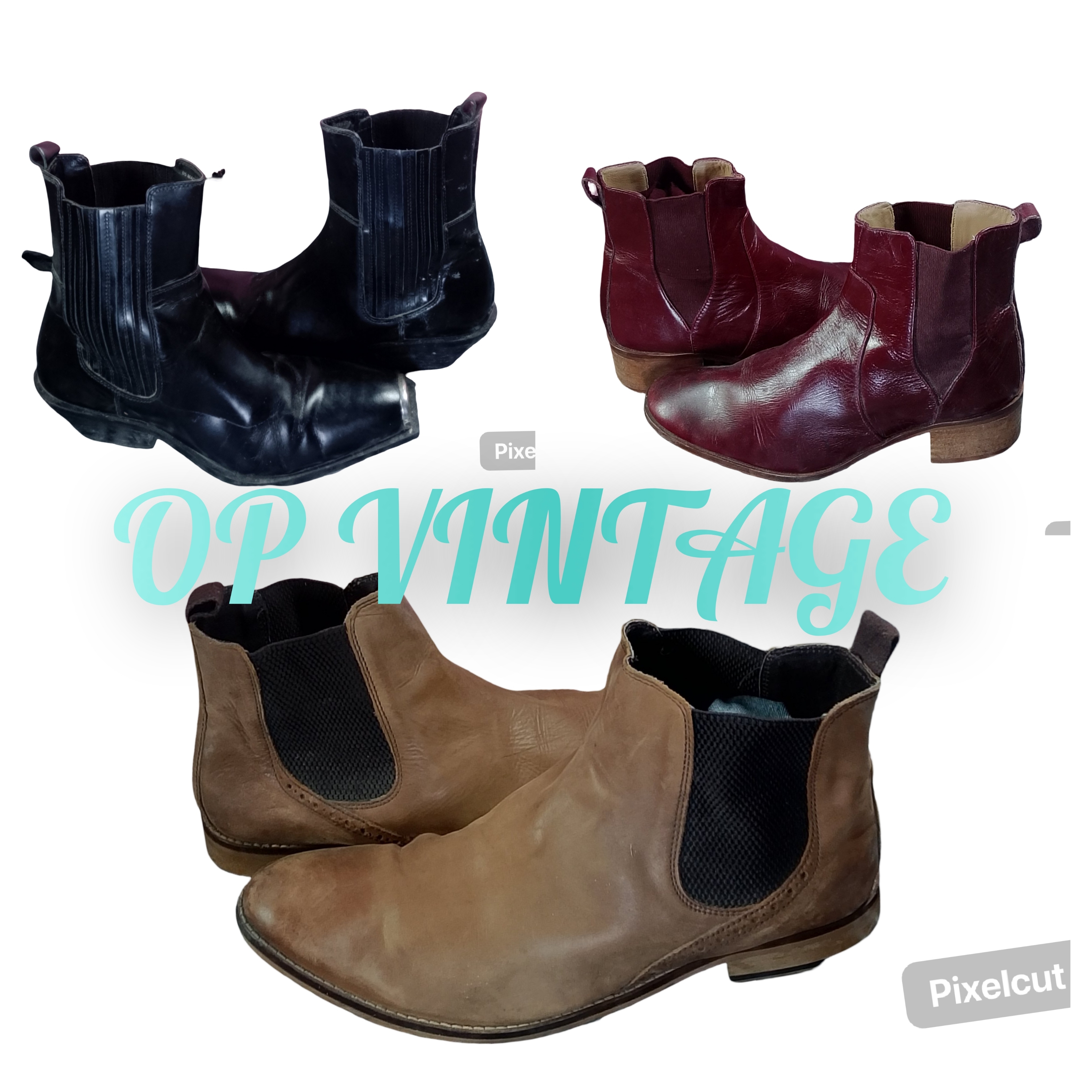 Op vintage 119 Chelsea style boots