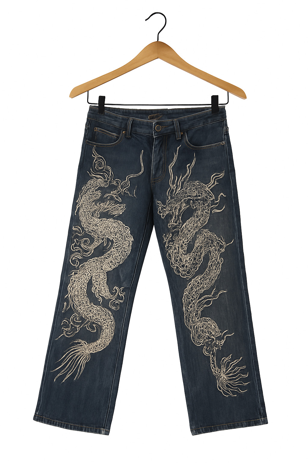 Big Embroided Jeans || Listing 08