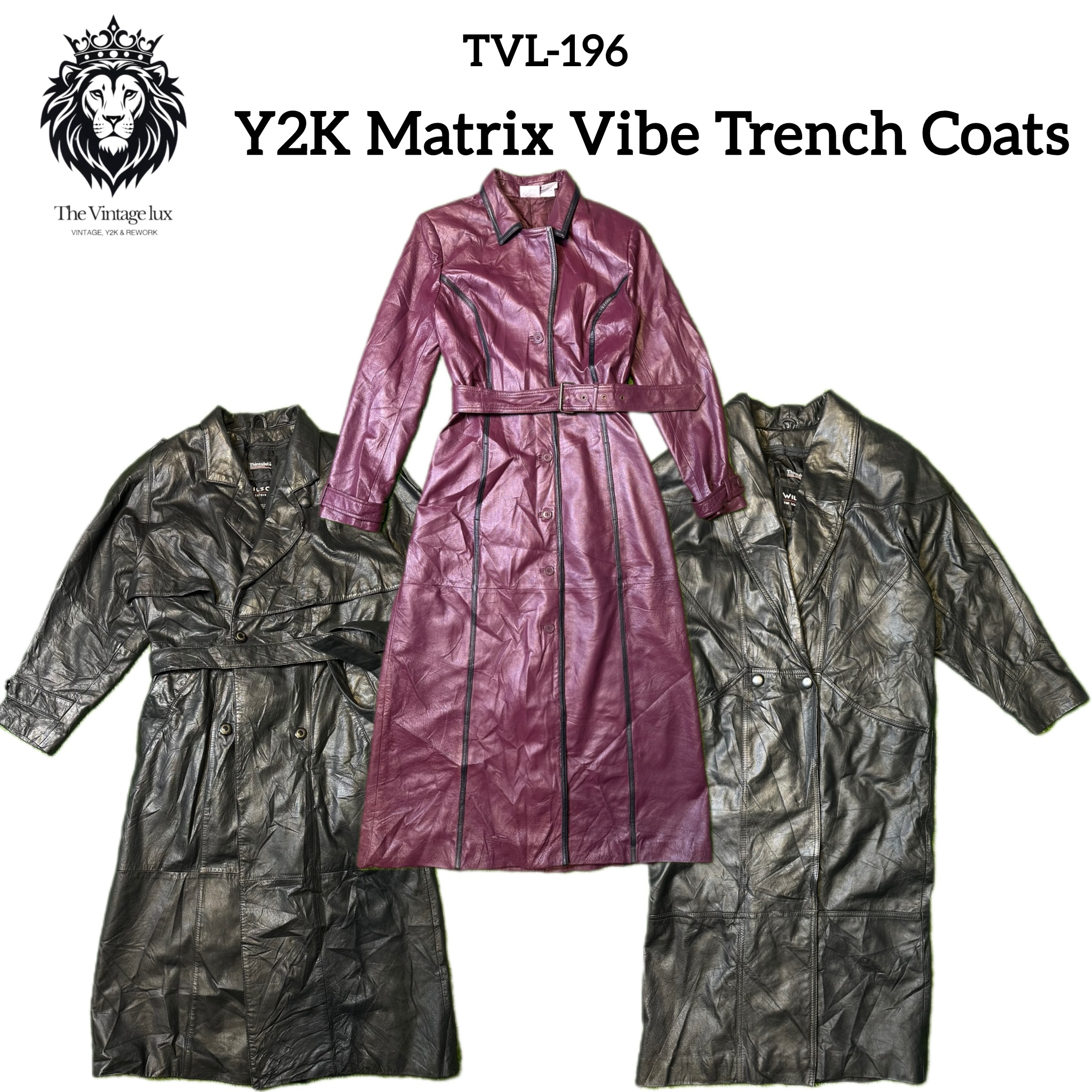 Y2K Metrix Vibe Trench Coats (TVL-196)