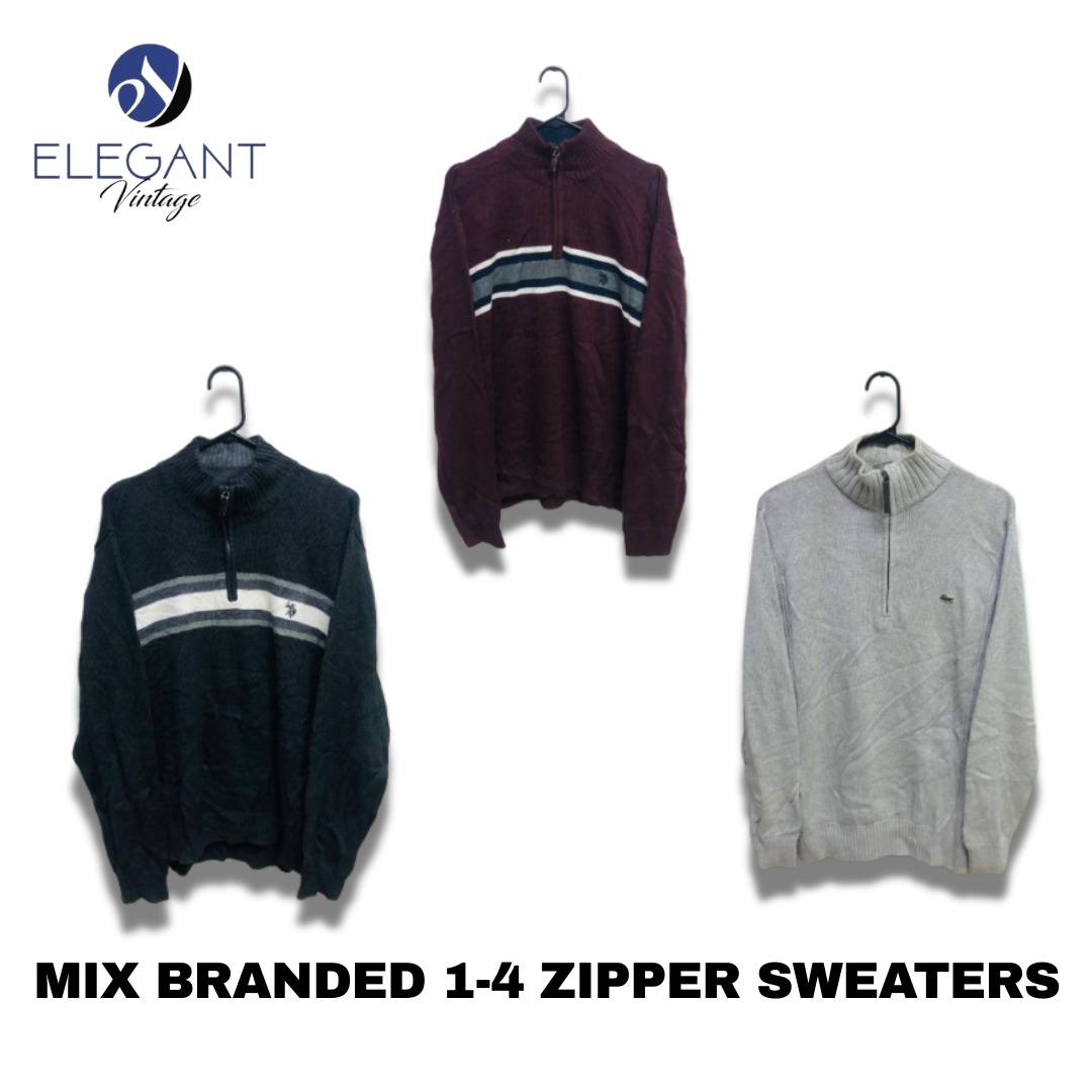 Mix Branded 1-4 Zipper Sweaters - EVM0294