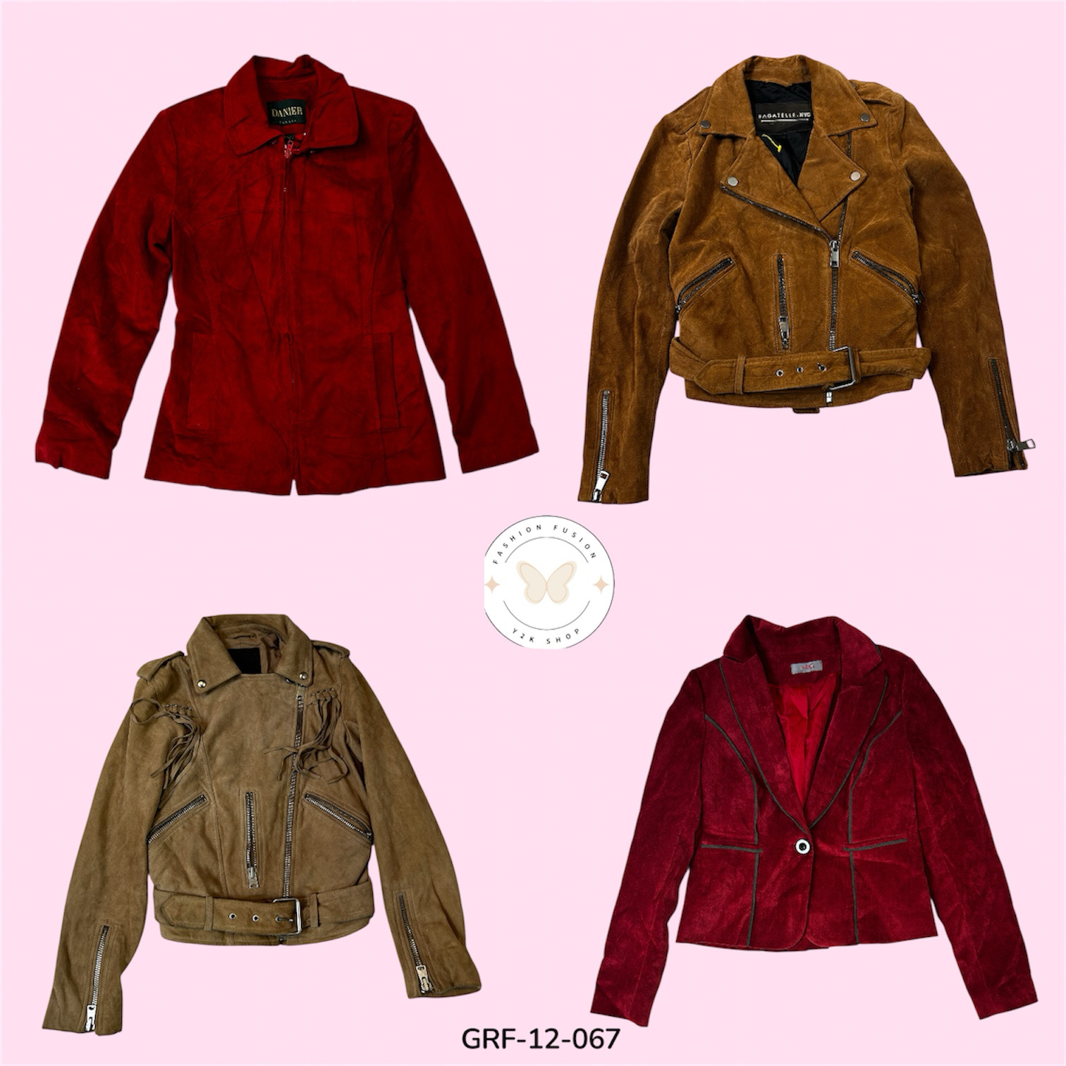 Luxury Suede Jacket – Soft Leather Outerwear for Everyday Elegance (GRF-12-067)