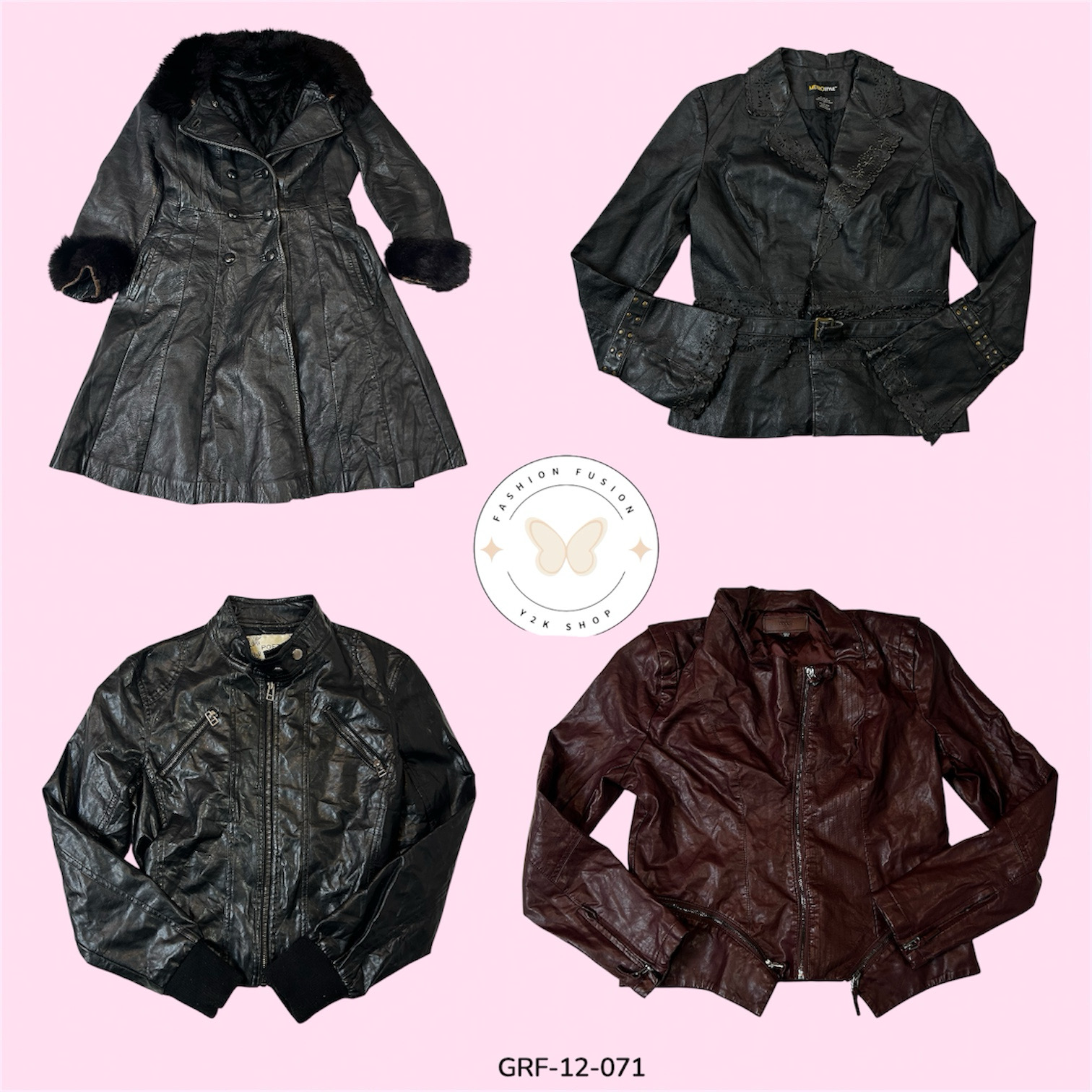 Sleek Minimalist Leather Jacket – Contemporary Design (GRF-12-071)