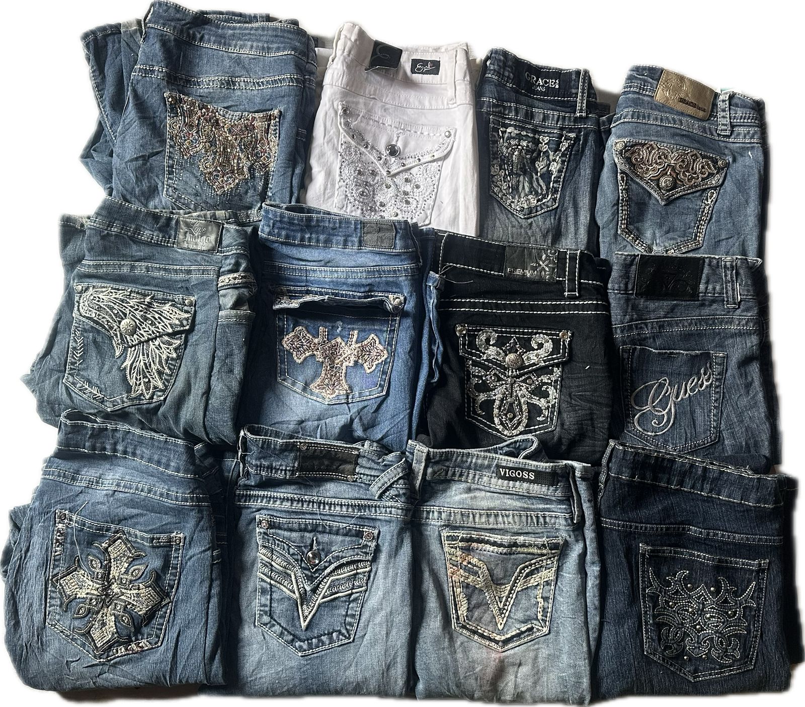 VIGOSS AND OTHER MIX BRANDS JEANS (MD 1459)