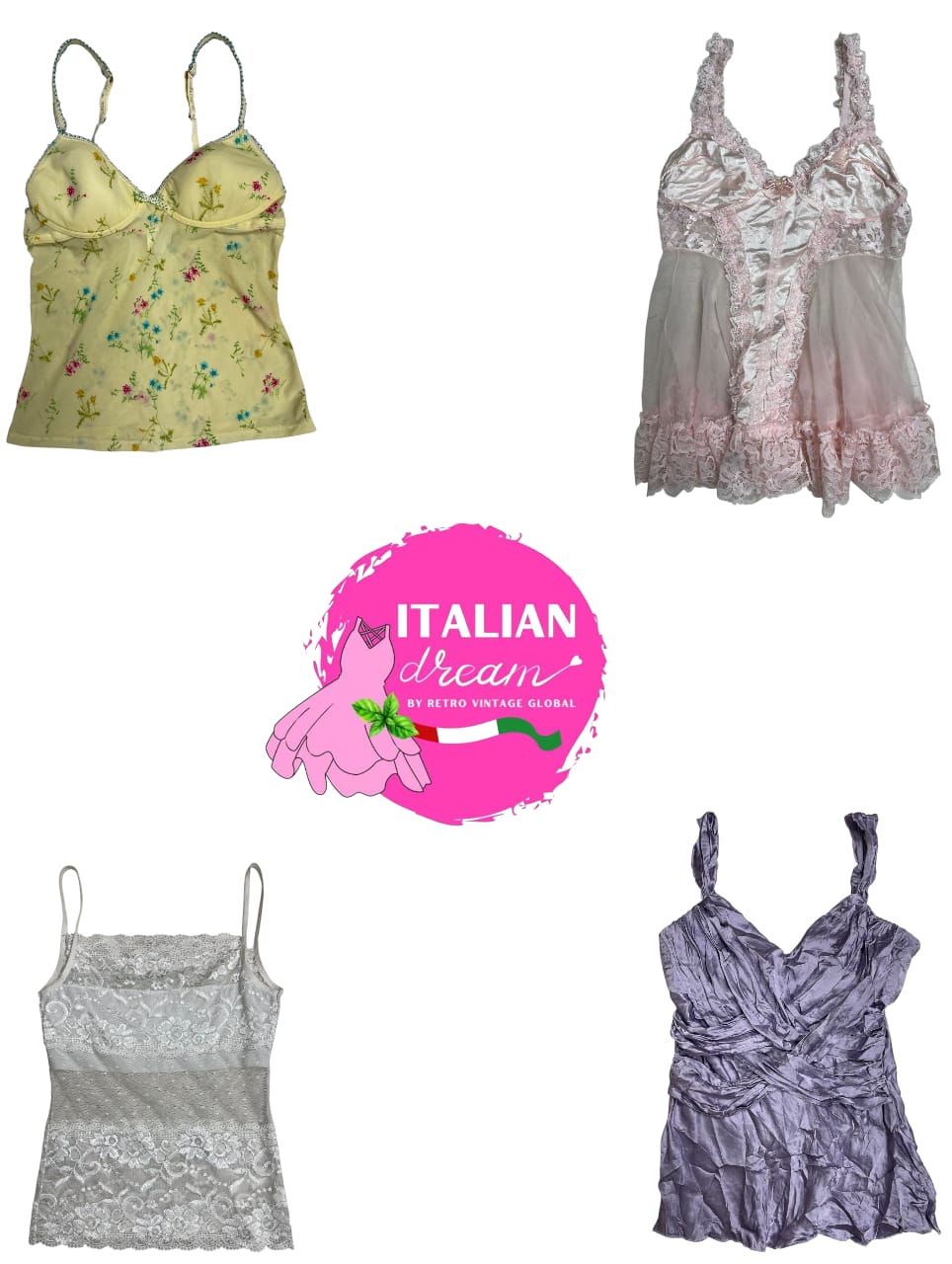 Débardeurs mignons pastel Y2K