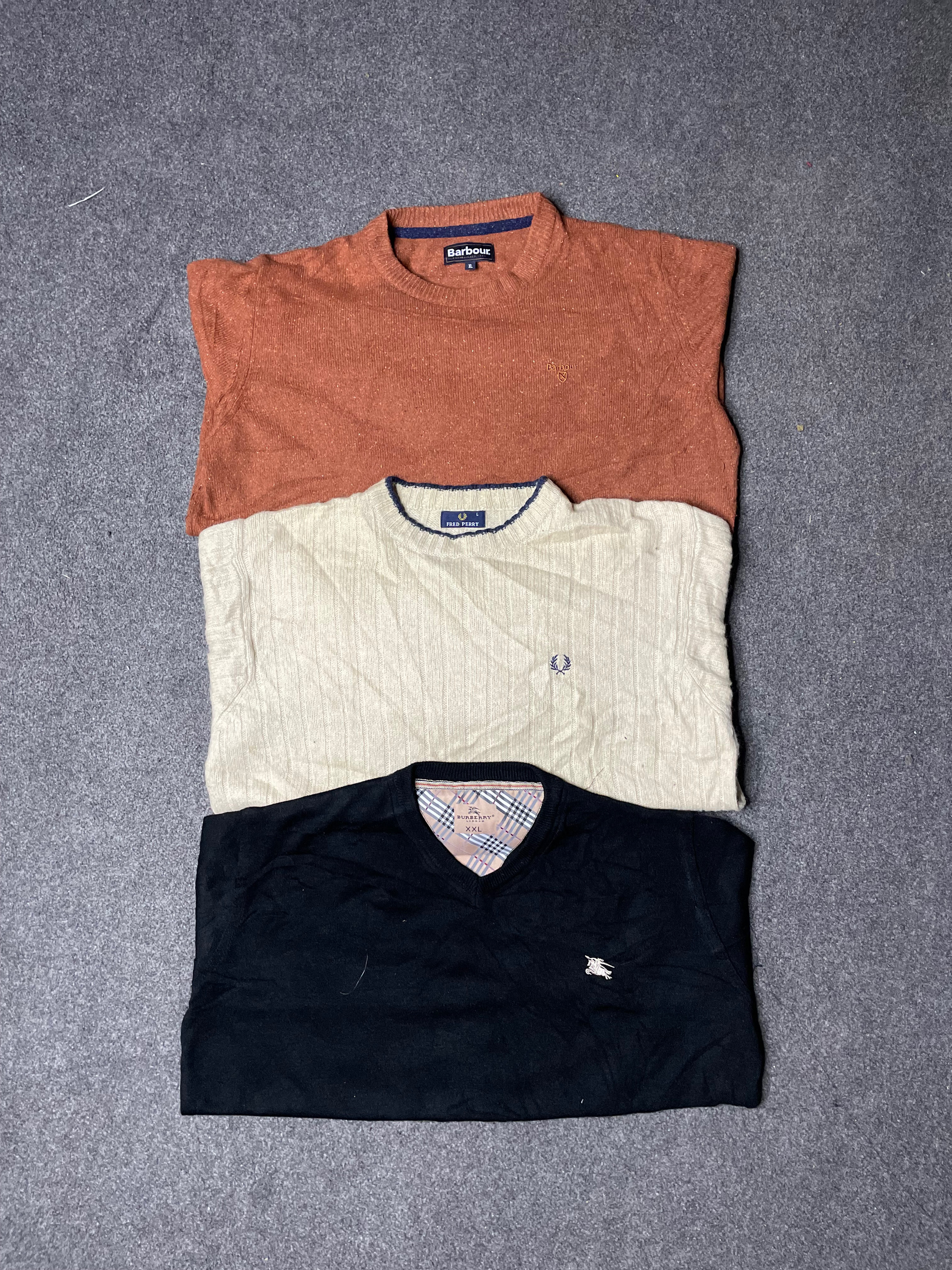 Barbour & Burberry Carhartt Knitwear