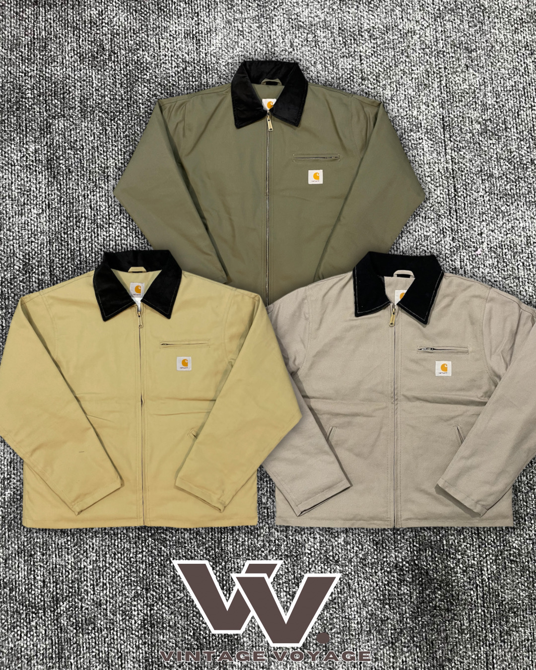 Carhartt reworked style mix colour Detroit jackets (10/12)