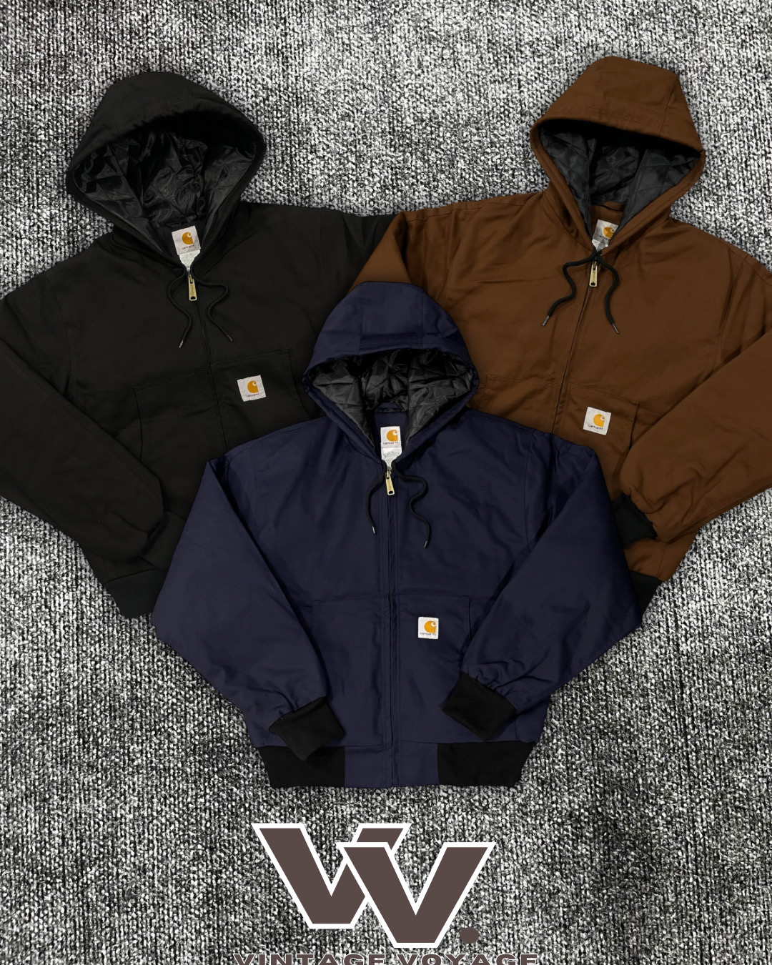 Carhartt reworked style mix colour active jackets (10/12)