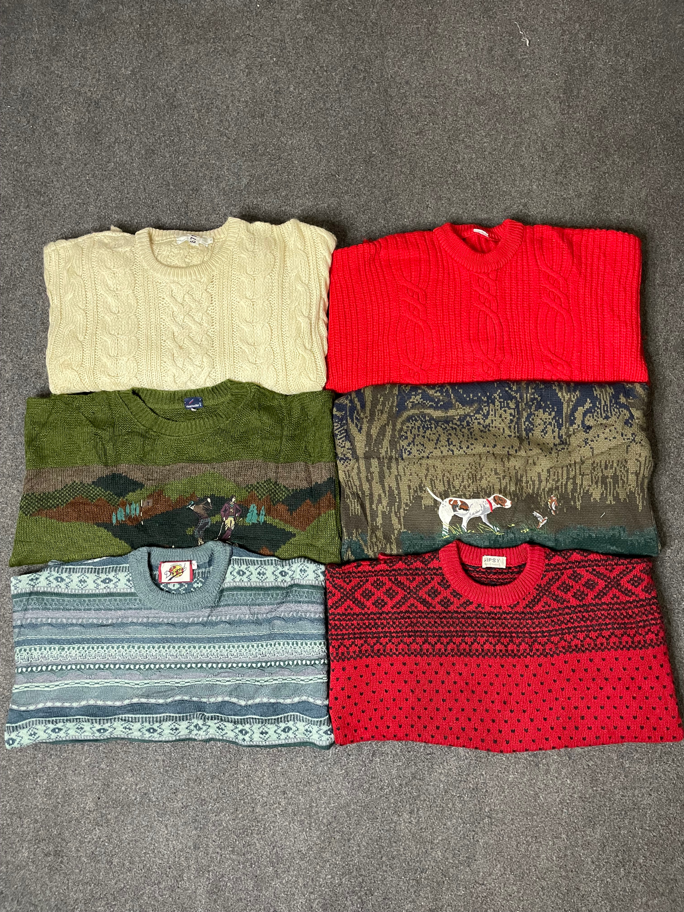 Fisherman & Emroided & Cablenet & Cardigan knitwear