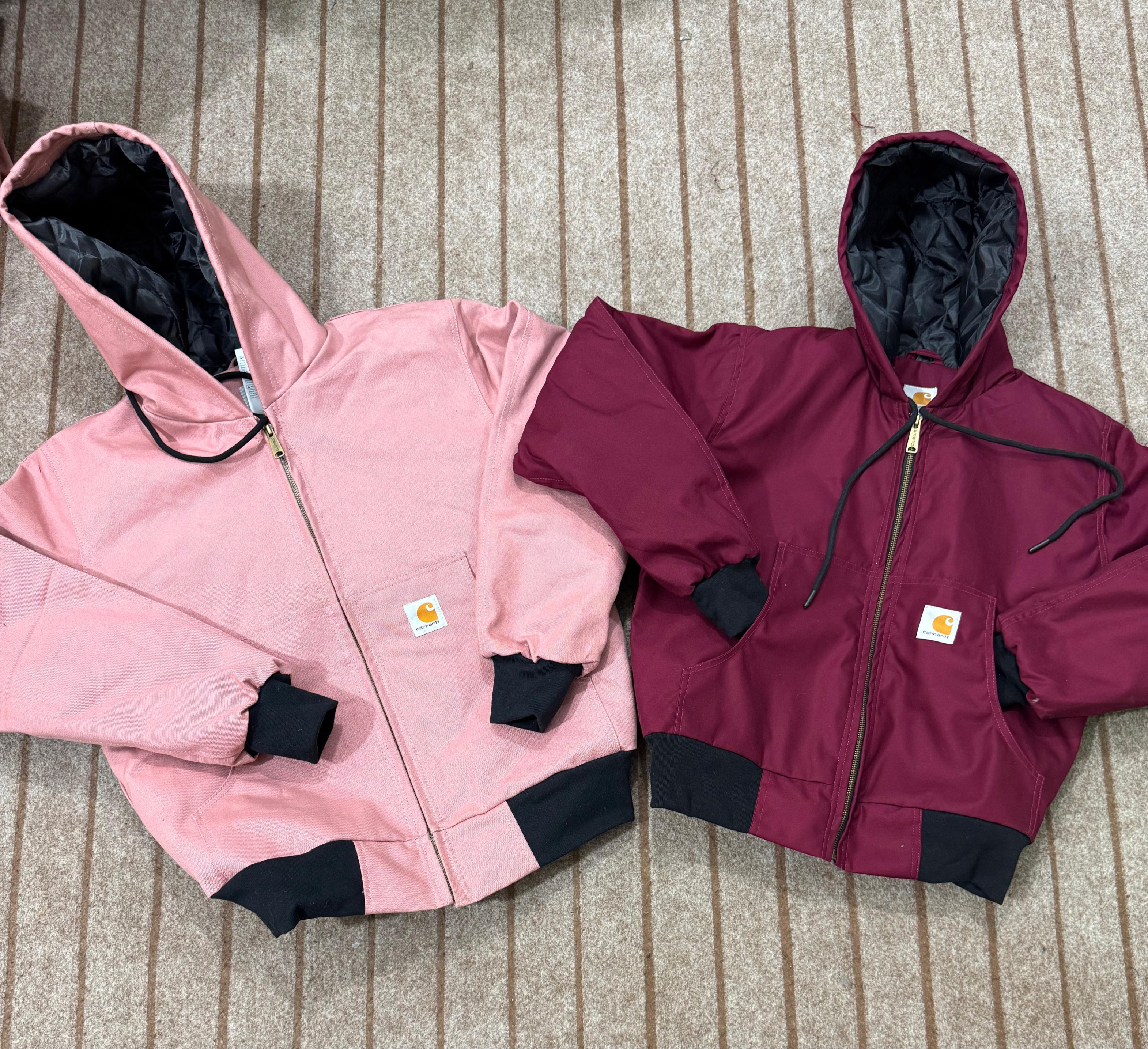 Carhartt Active Pink & Burgundy Rework Style Jackets