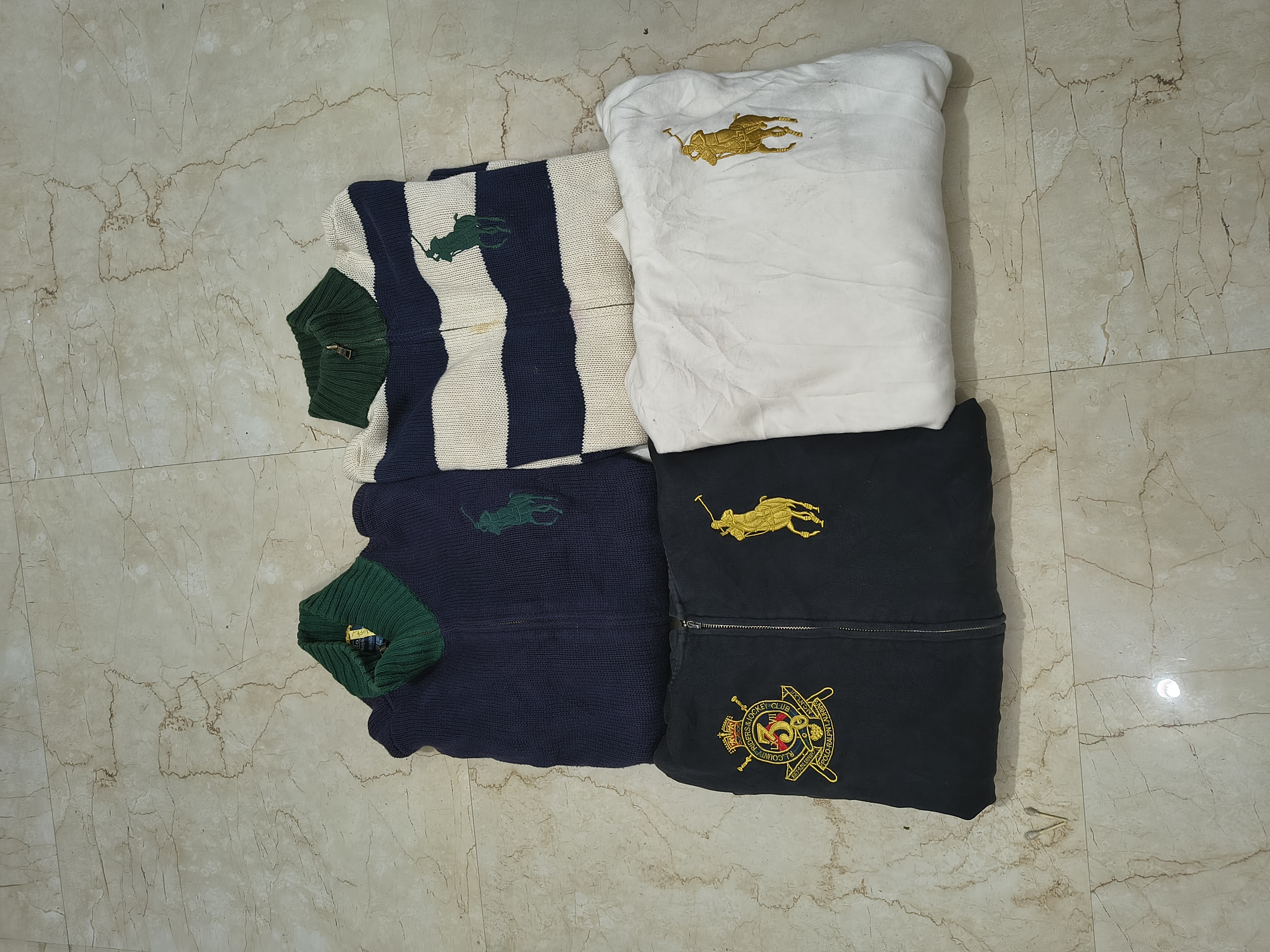 POLO RALPH LAUREN BIG PONY HOODIE AND ZIPPER
