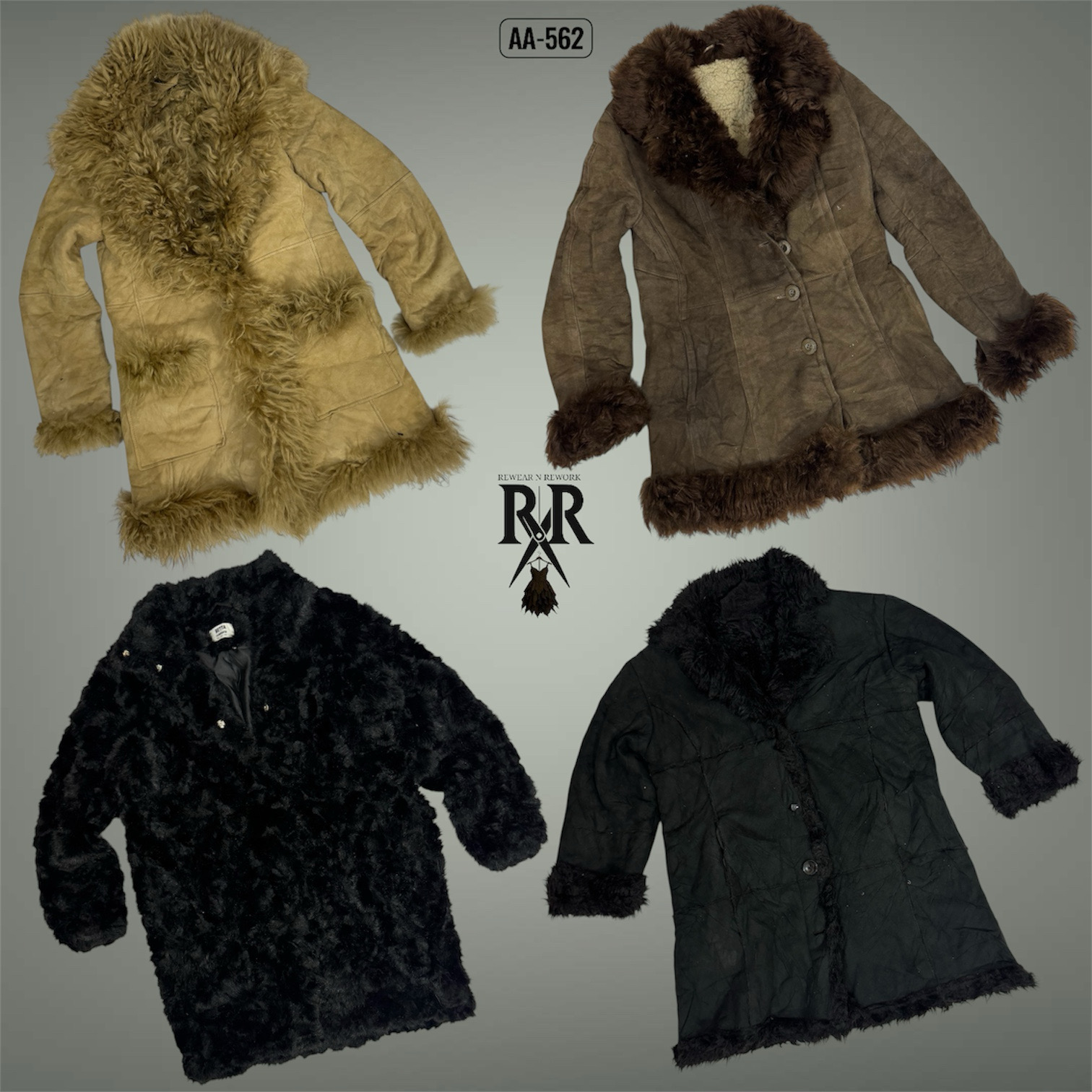 Y2K Old Soul Afghan Coats (AA-562)