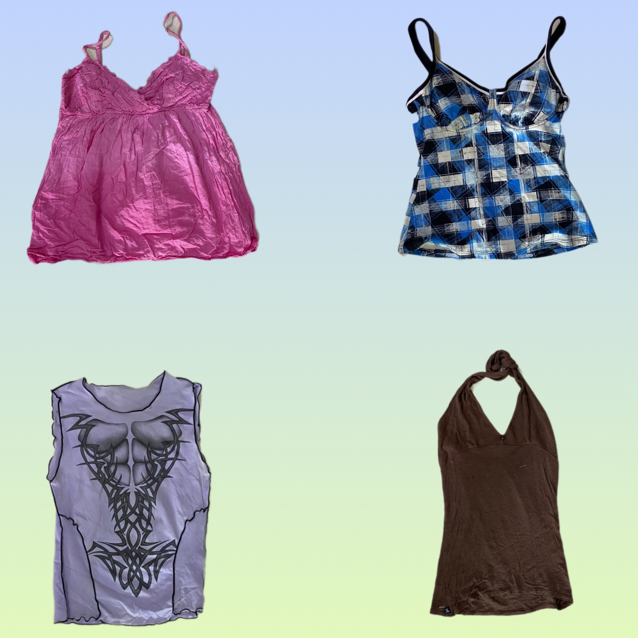 Y2K NYC cami Tops (TS-1746)