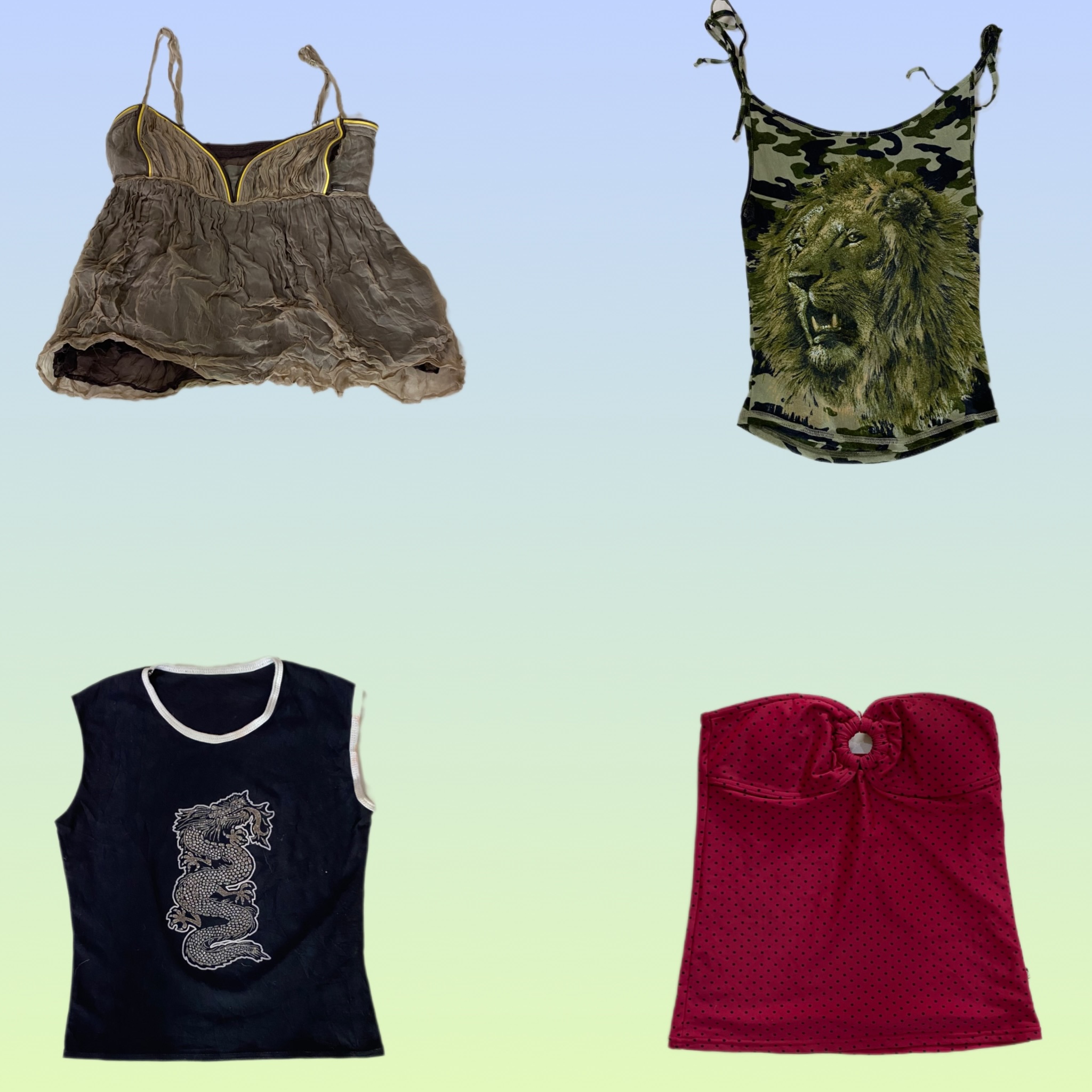 H2K Paris Hilton vibe Camisole (TS-1747)