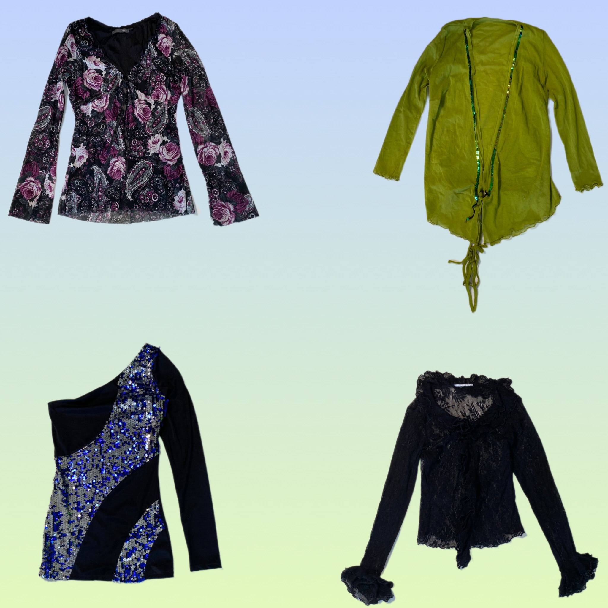 Tops à manches longues Y2K Hilton vibe (TS-1752)