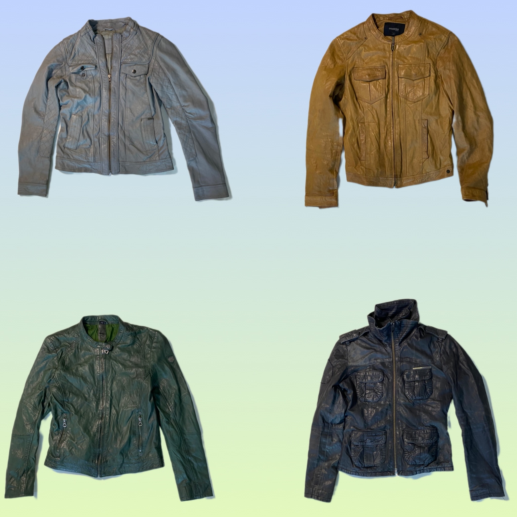 Y2K cool leather jacket (DRS-1760)