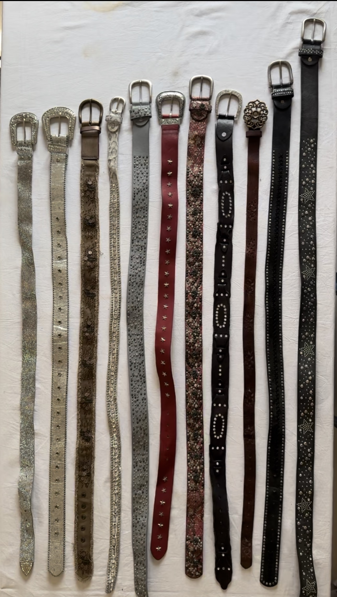 Y2K Studded leather belts