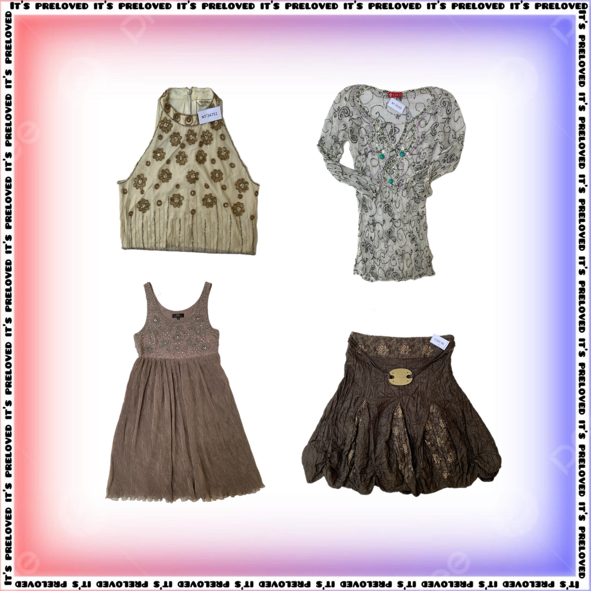 Embellished Era Bundle - tops, dresses, skirts (SS-1693)