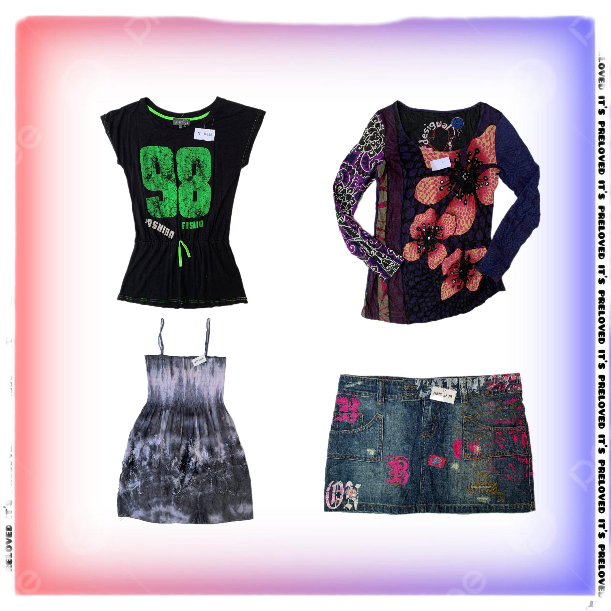 Underground Style Bundle - tops, dresses, skirts (SS-1696)