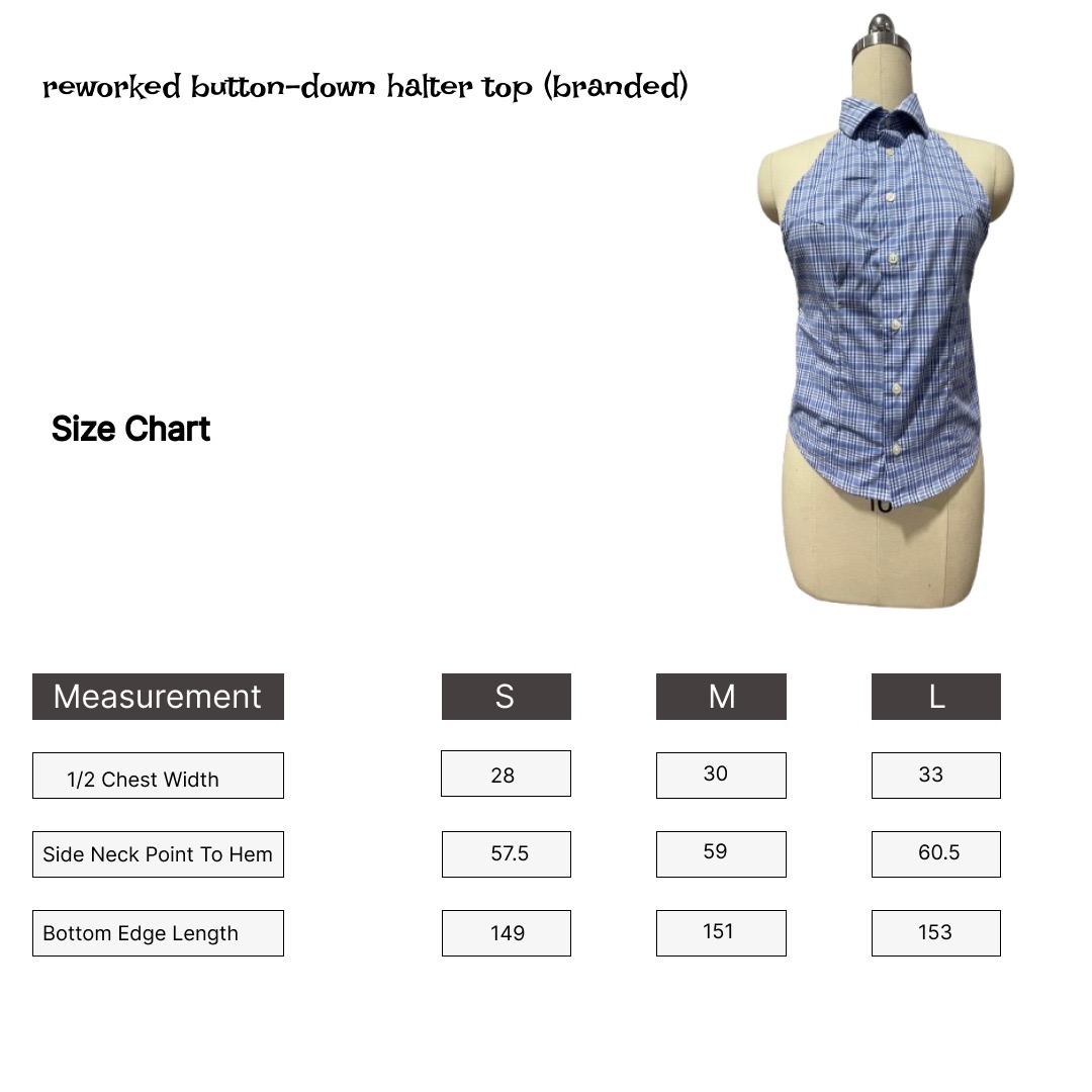 SS25 Haut Halter à boutons récupérés (Sans marque)