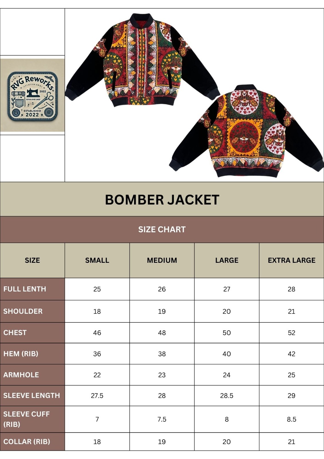 Giacca bomber in velluto patchwork riciclato