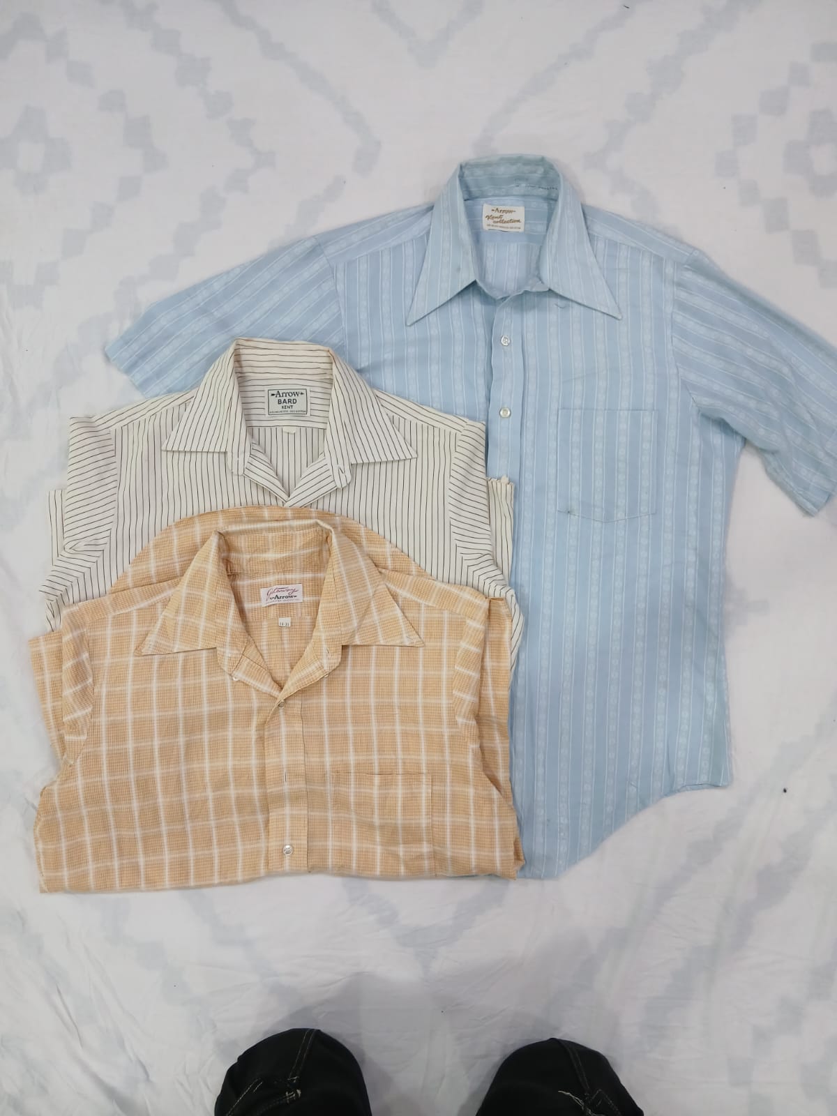 CRZ0955 トゥルー ヴィンテージ 70年代 & 80年代 メンズ シャツ