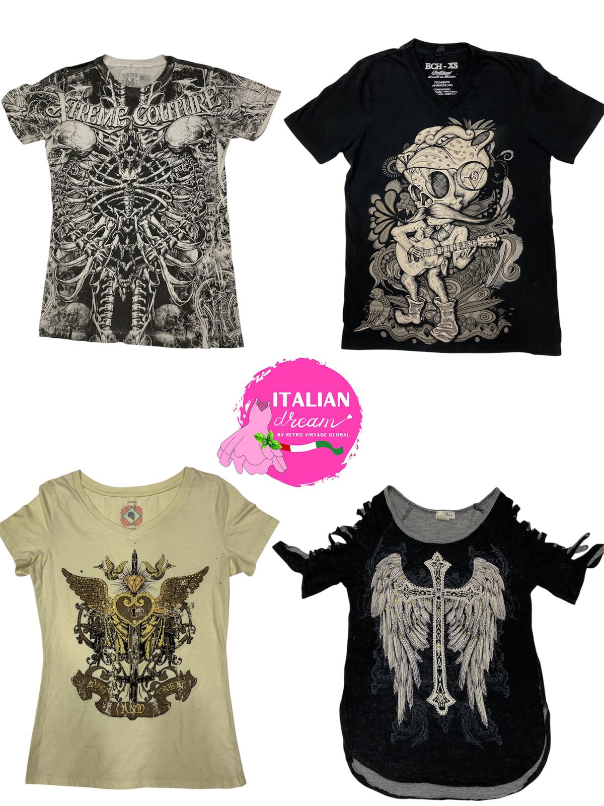 Y2k branded unique baby tees