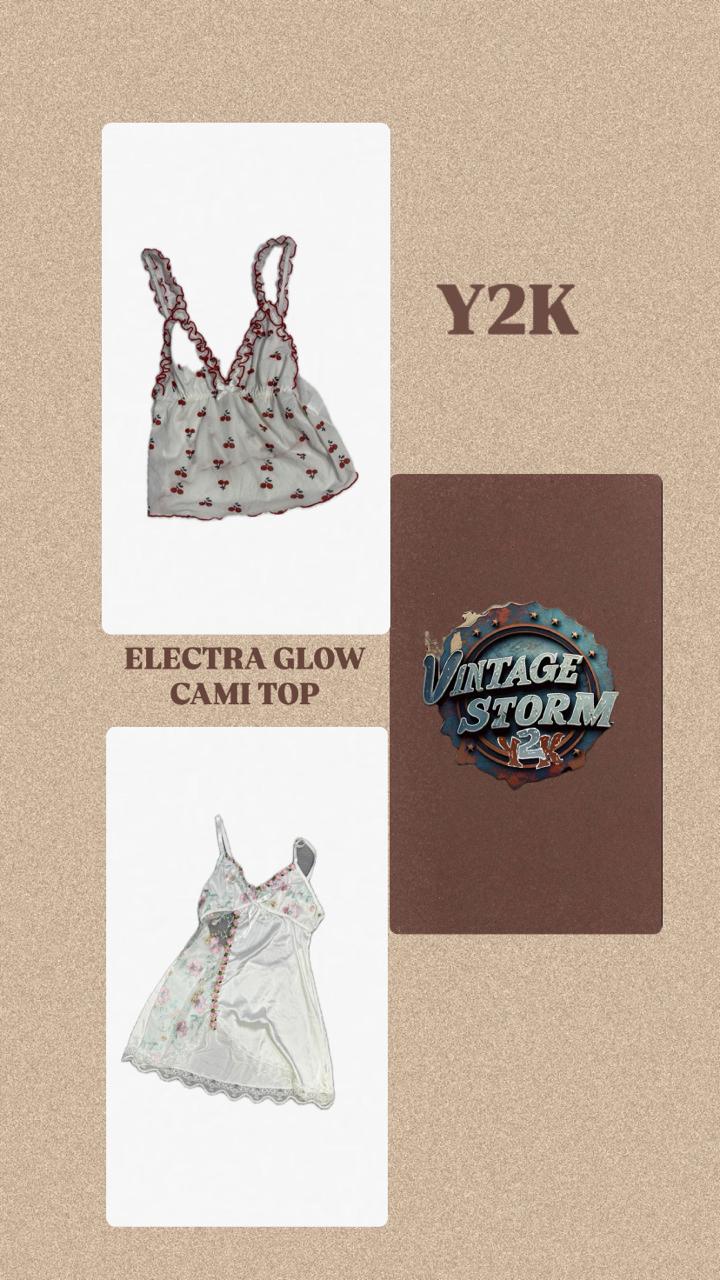 Y2K Electra Glow Cami tops
