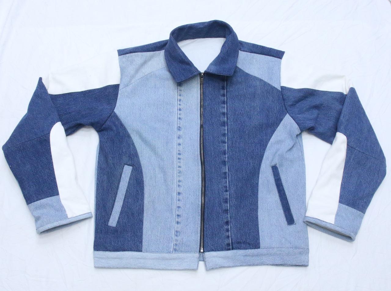 Veste upcyclée Denim Fusion CR1017