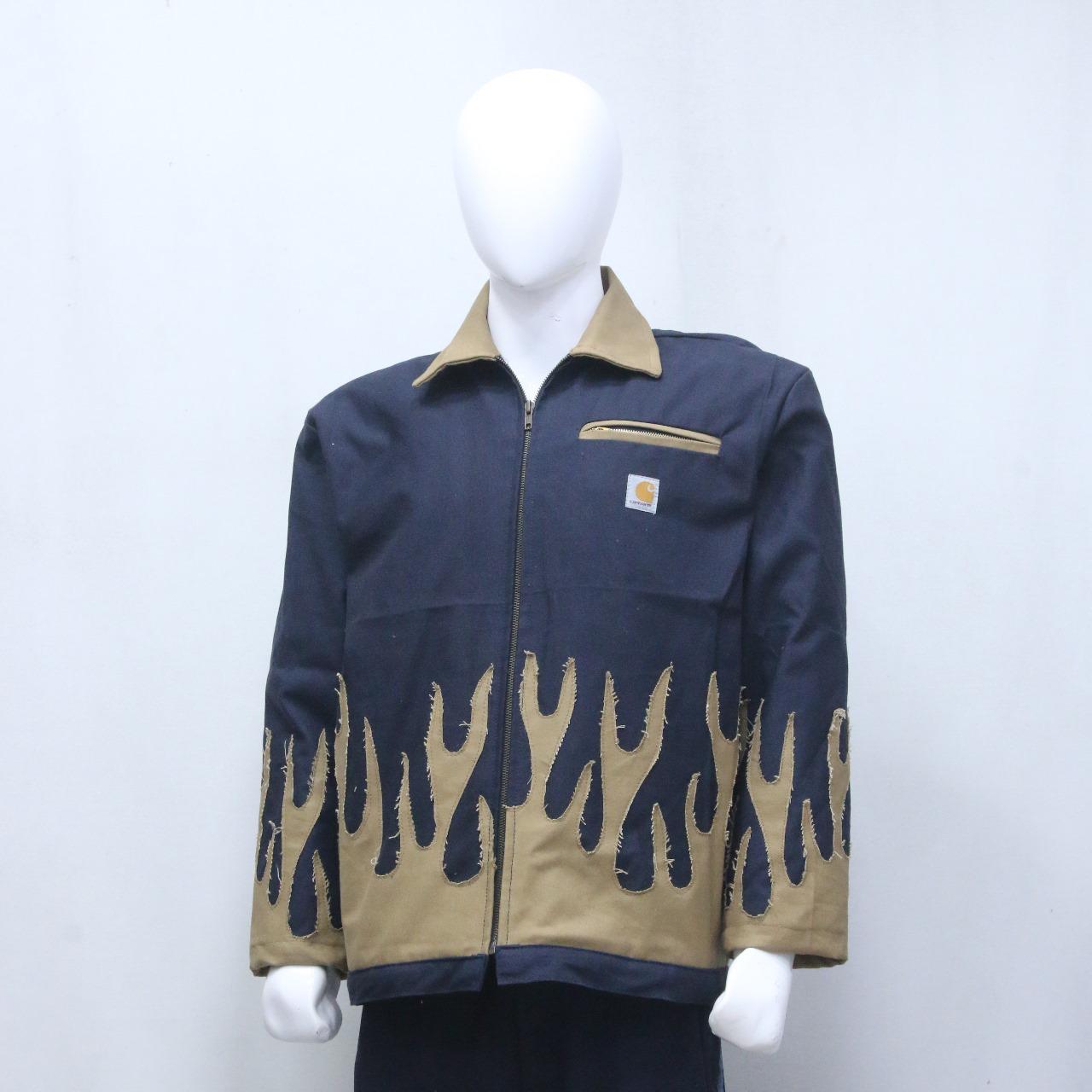 CR1019 La veste de travail en flamme upcyclée