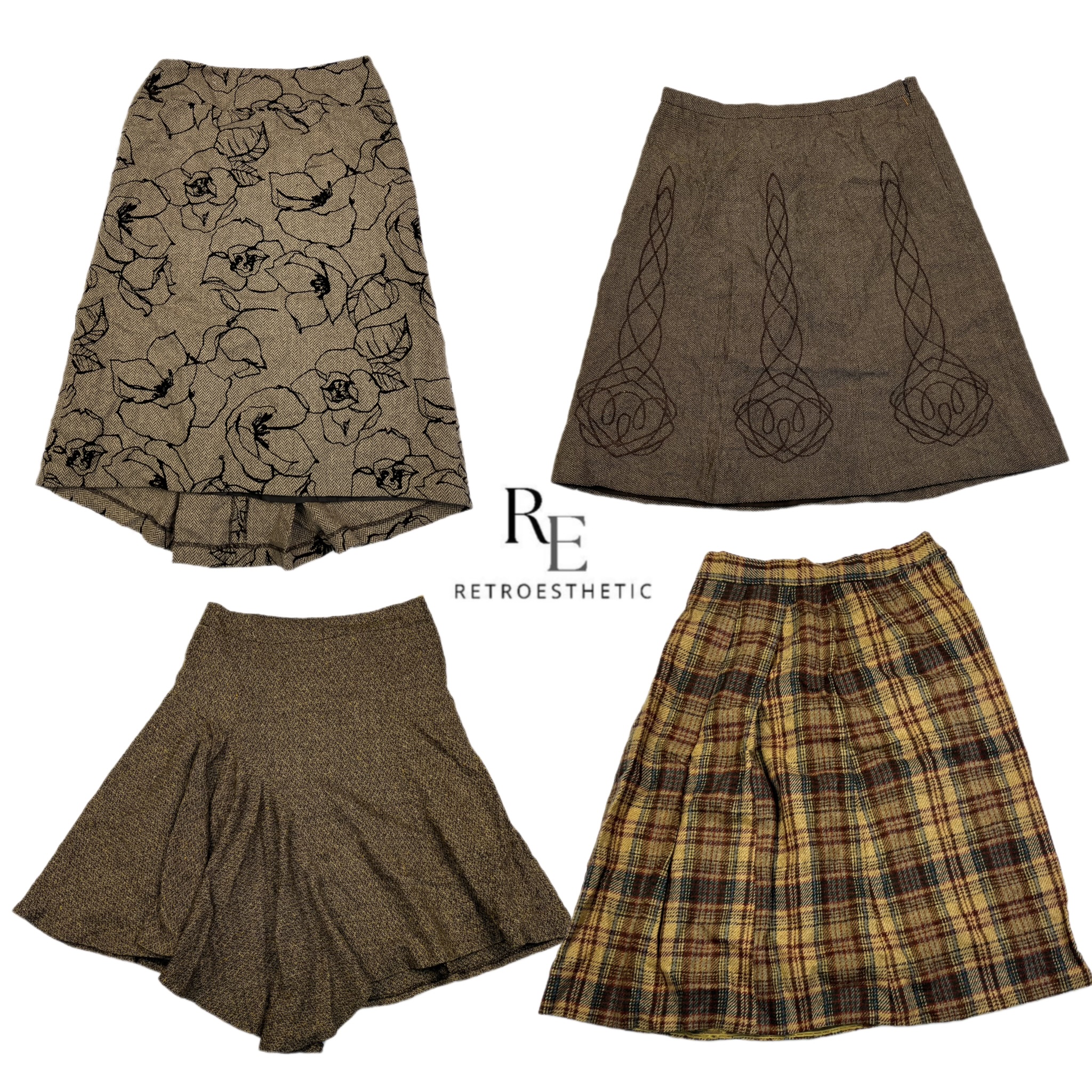 Y2K London Girl Wollröcke RE-2609