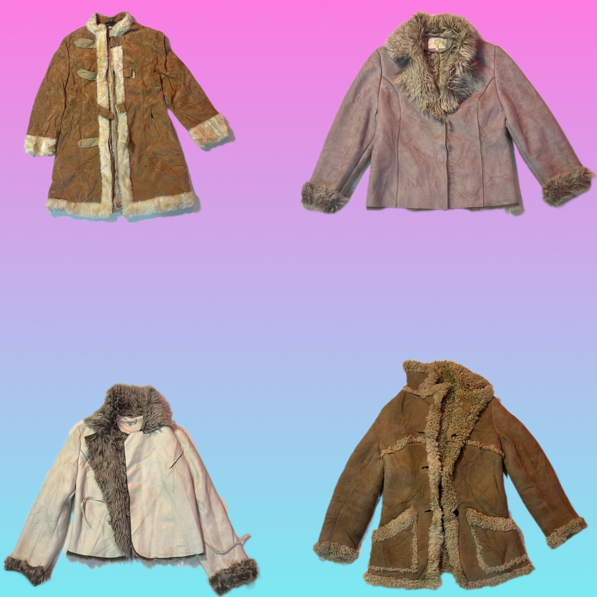 Y2K IT girl Afghan Coat (TS-1770)