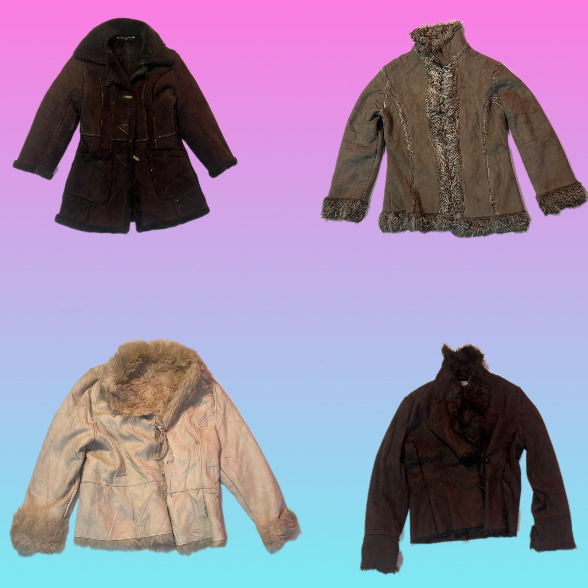 Y2K Afghan Coat (TS-1771)