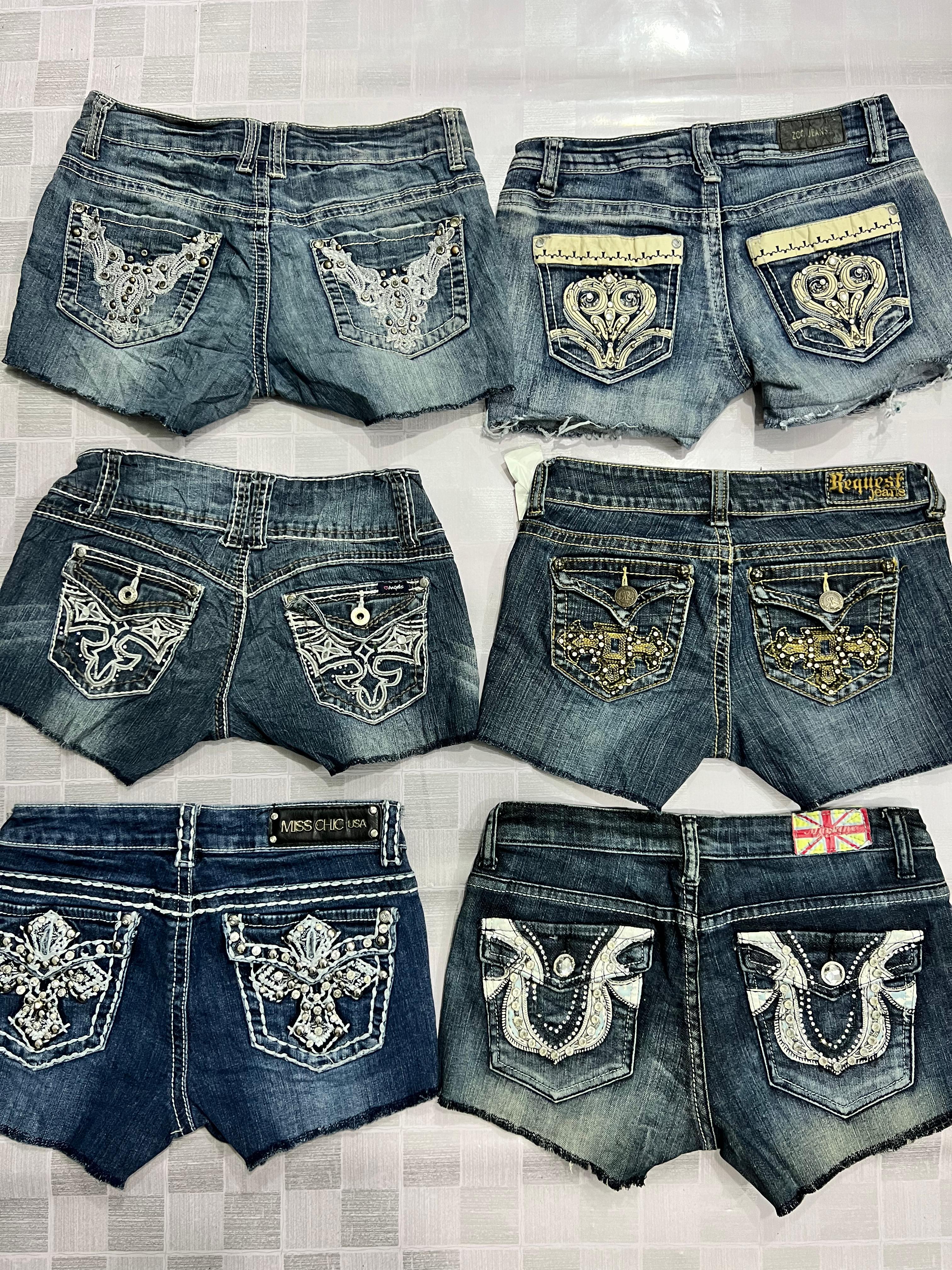 R307 Upcycled Damen Veredelte Sexy Shorts