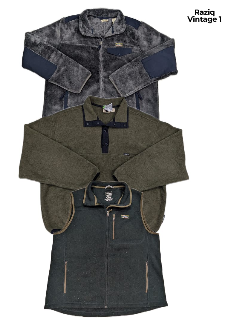 💥 RV1125 LLBean Woolrich Fleece Jackets