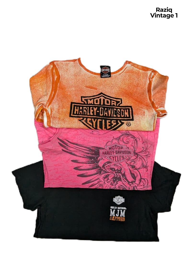 💥 RV1103 Ladies Harley Davidson Tshirts