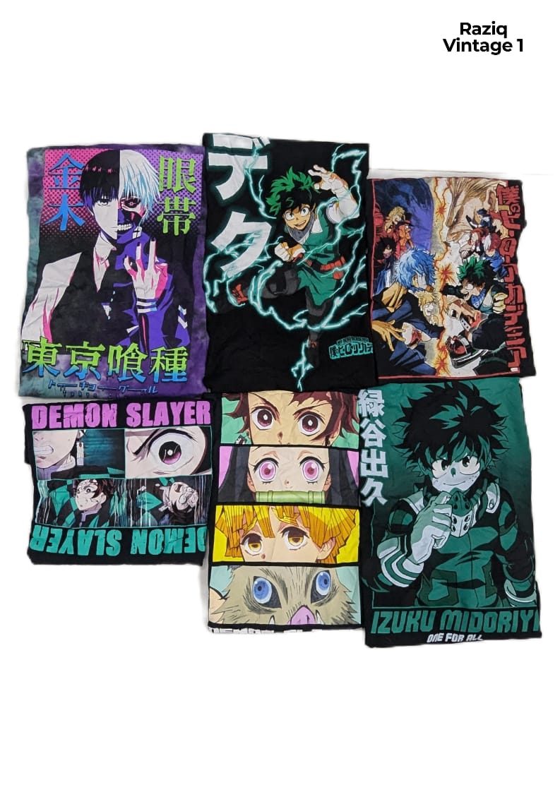 💥 RV1106 Japanese Cartoon Tshirts