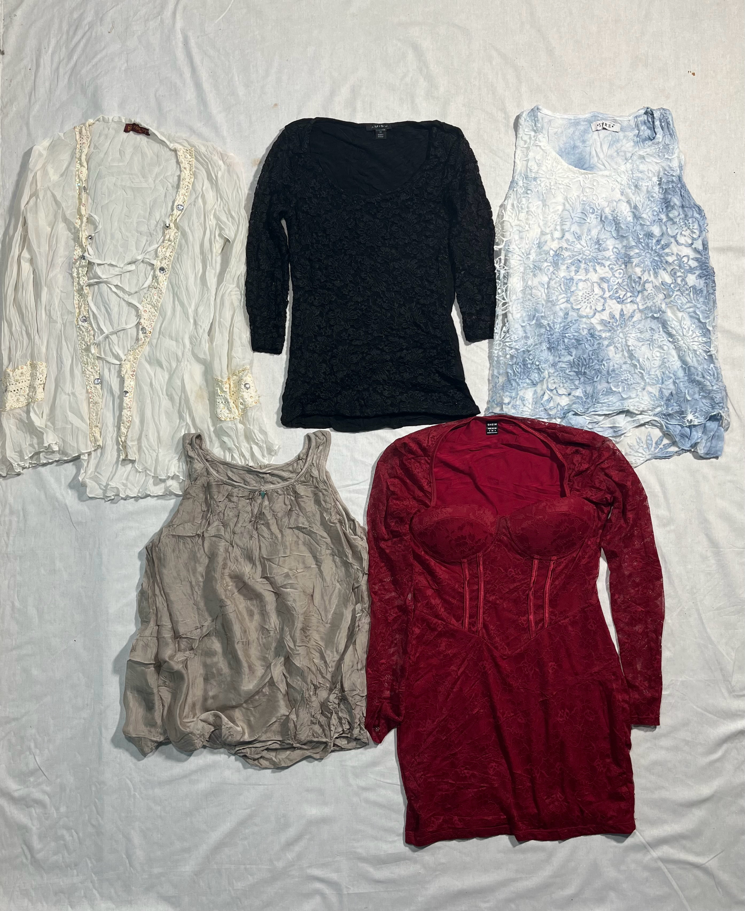 Ensemble de Hauts et Robes pour Femmes – Boho, Dentelle, Cami et Bodycon