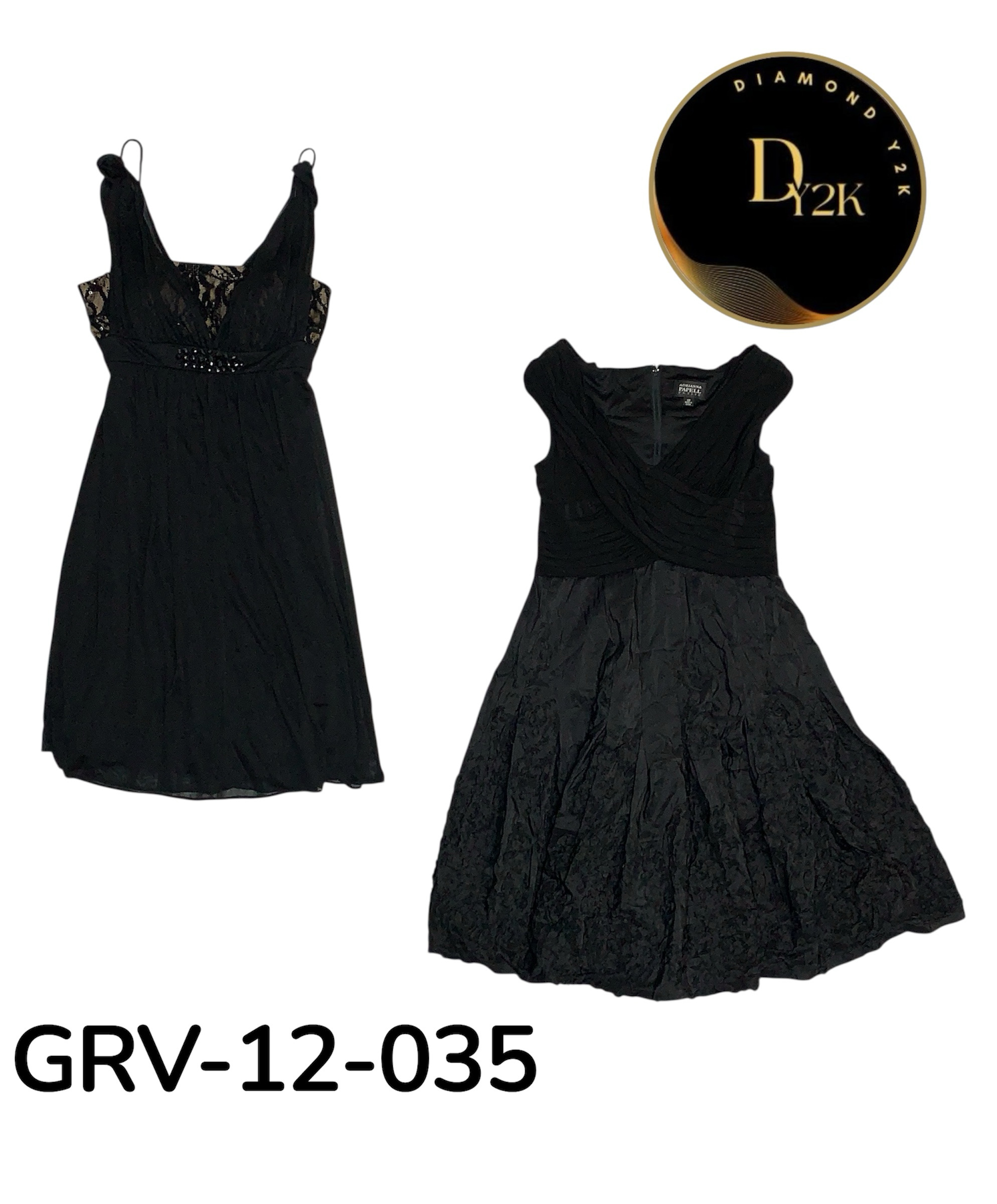 Y2K Polyester Bodycon Dress – Trendy Retro Party Wear for Women (GRV-12-035)