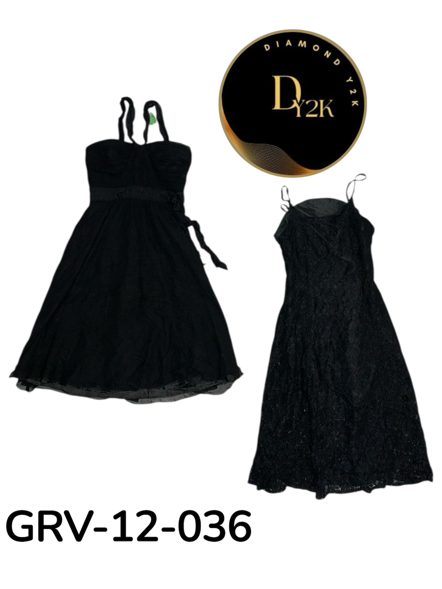 Vintage Y2K Style Polyester Mini Dress – Aesthetic..