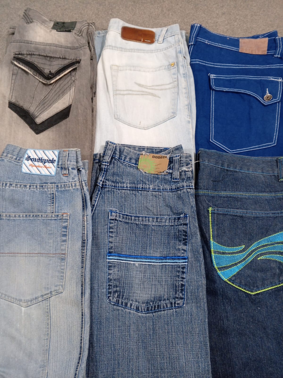 HD1251 Men Baggy Hiphop Jeans