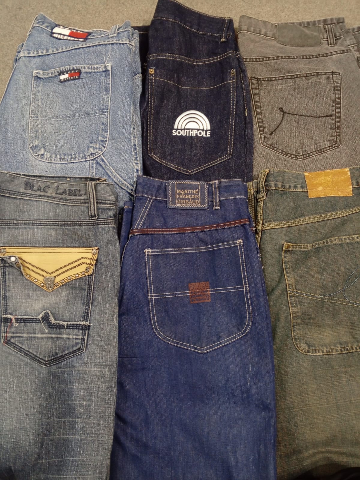 HD1249 Men Baggy Hiphop Jeans