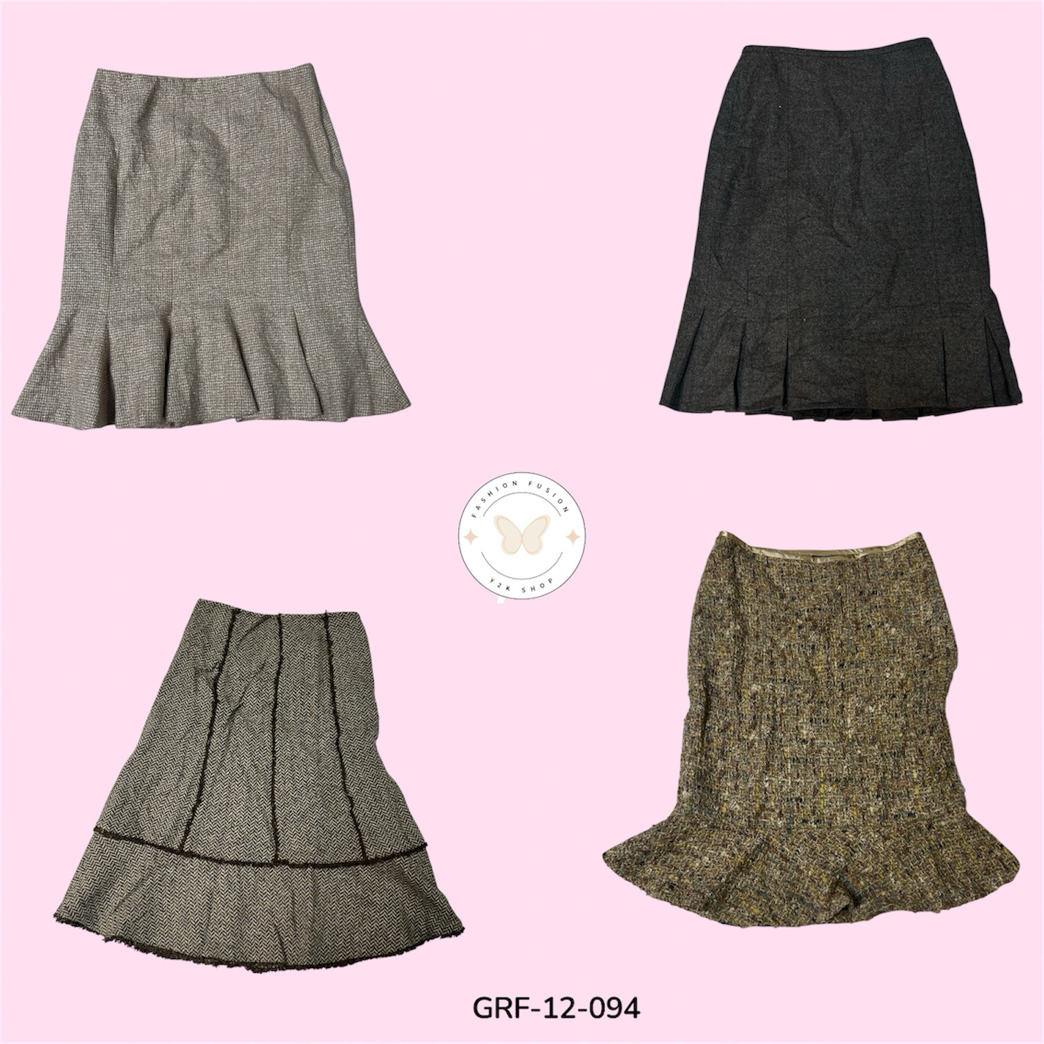 Elegant Wool Skirt – Timeless Comfort & Style (GRF-12-094)