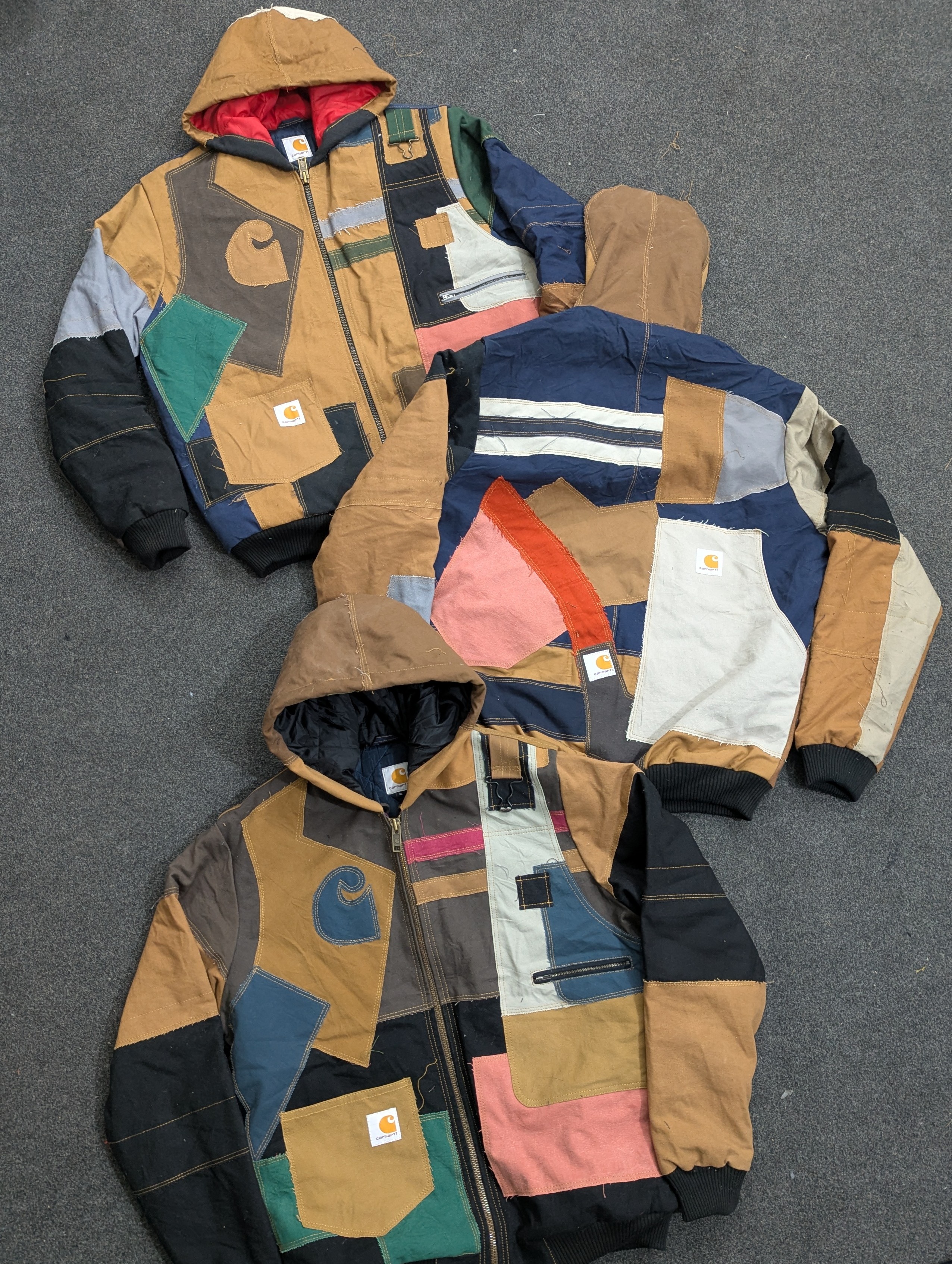 Giacche Carhartt Active Wear Special Patchwork Rework Style