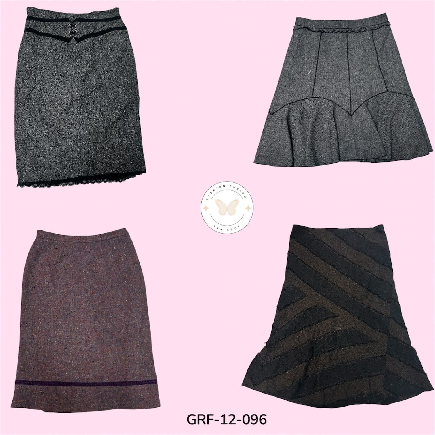 Soft & Cozy Wool Skirt – Chic Minimalist Design (GRF-12-096)