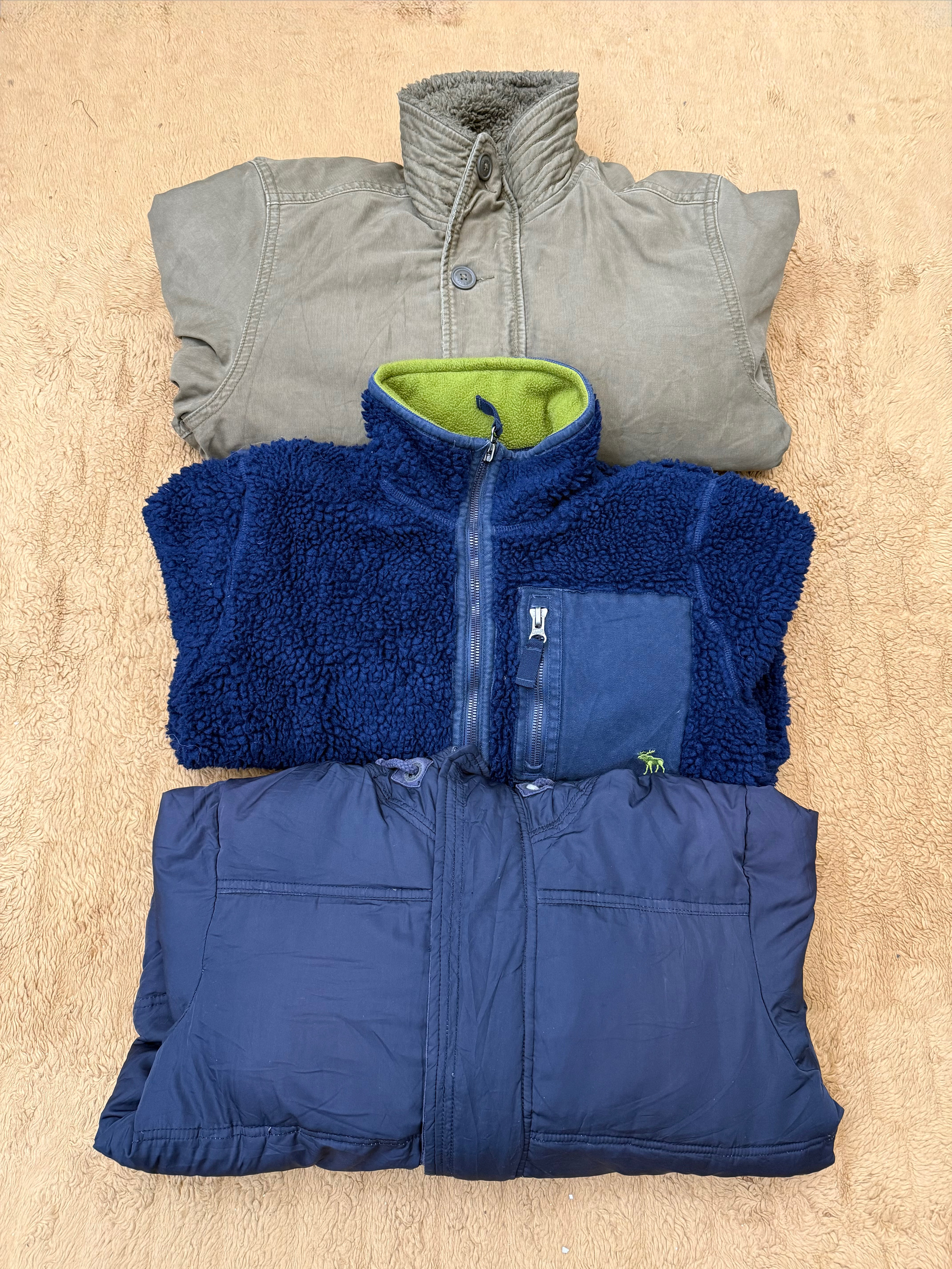 Abercrombie Fitch + CK Puffers