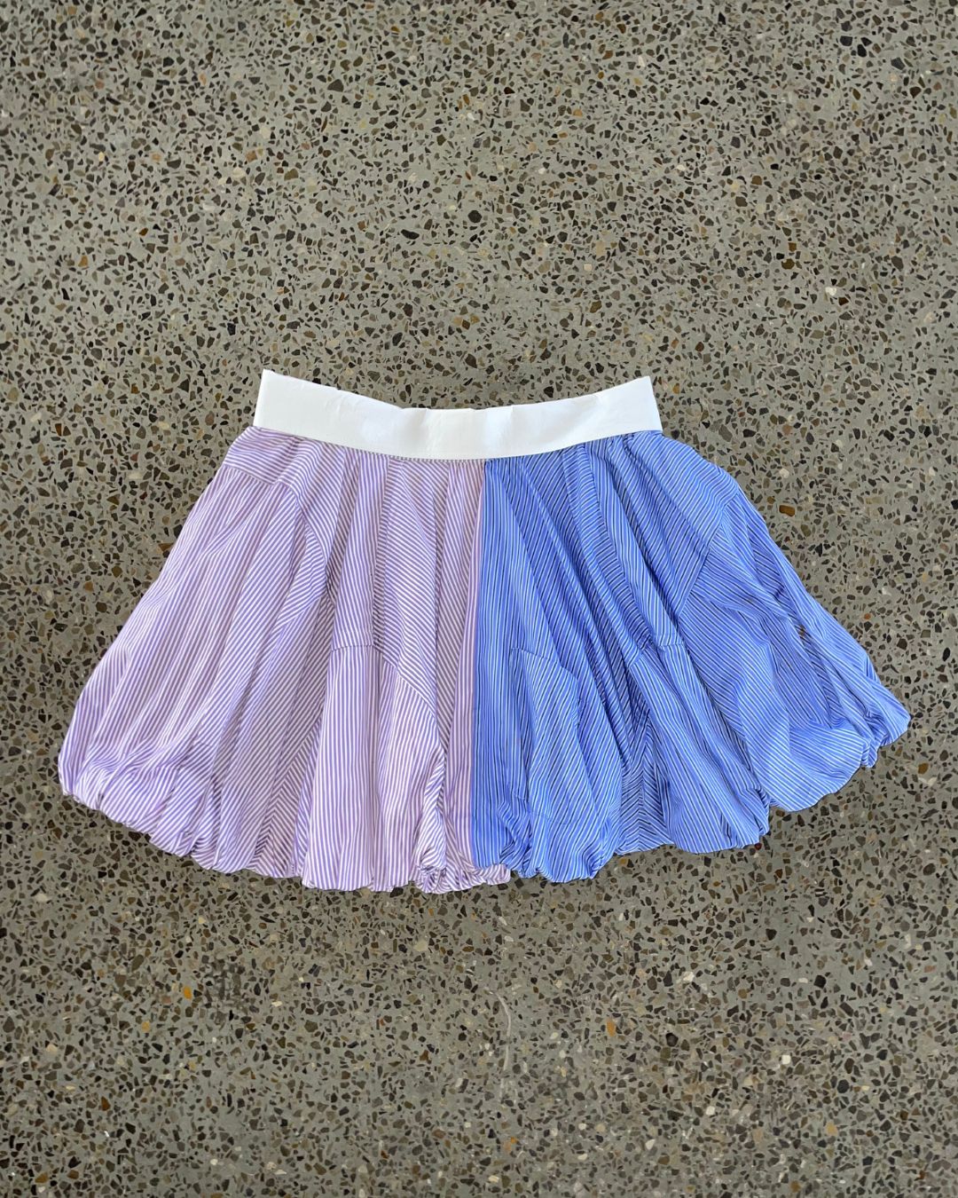 Upcycled Bubble Shirt Skirt